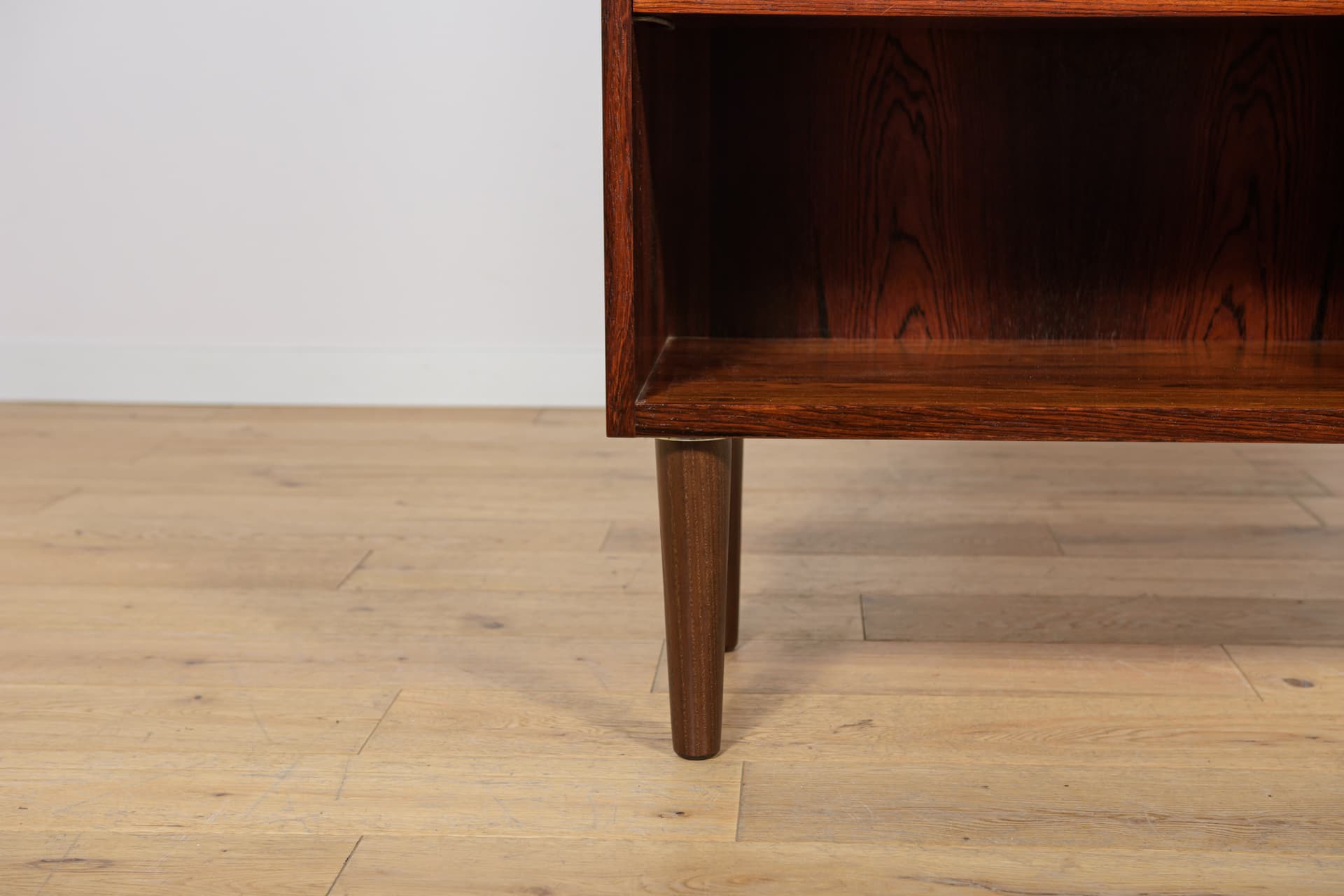 Shelving unit, dark brown rosewood, Denmark, 1960s. - 147050