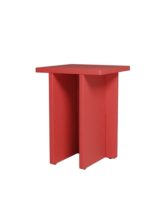 Stolik pomocniczy Kyo, czerwony, Feum - WYMIARY