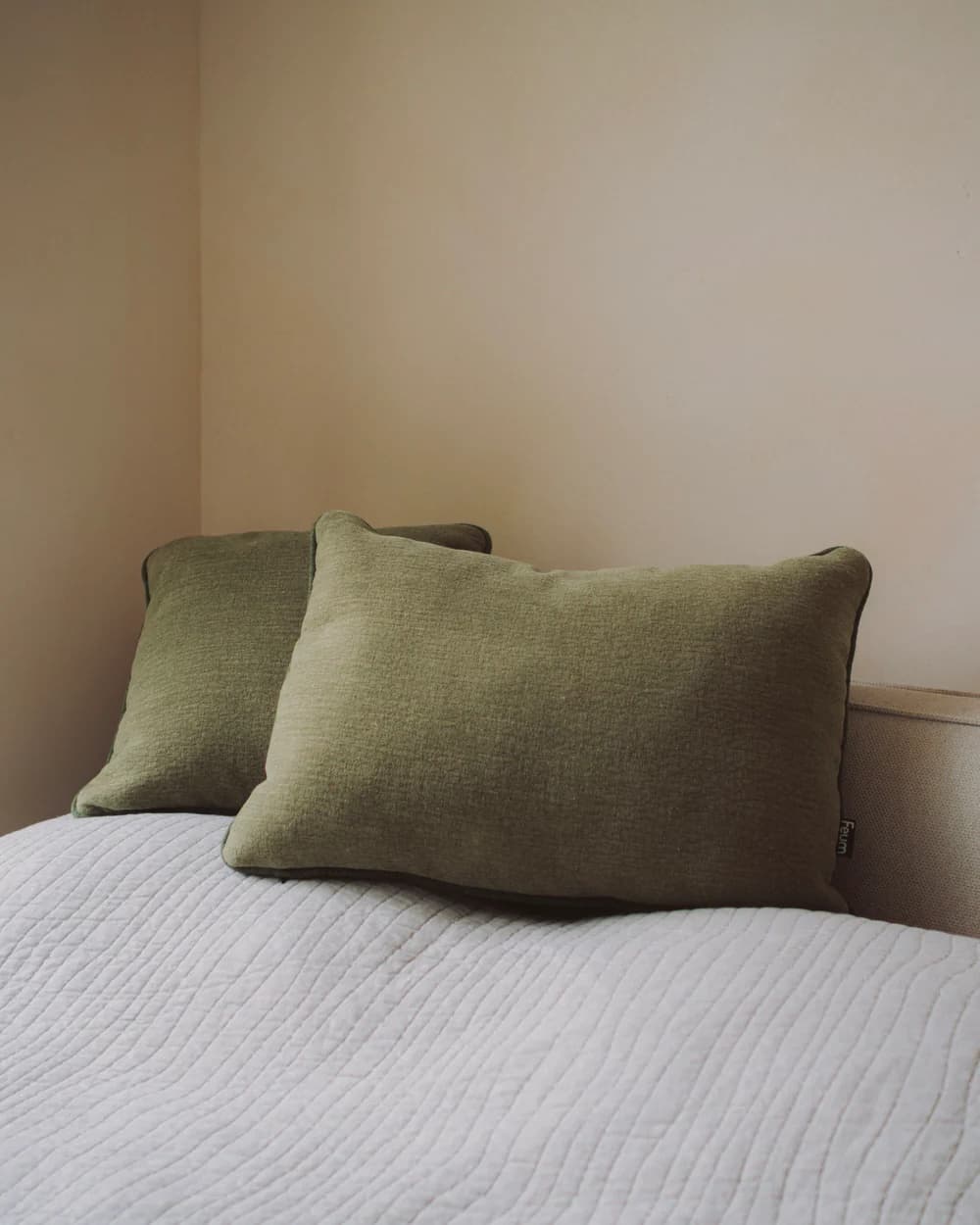 Poduszka Miu, zielona, 35x35 cm, Feum - 147472