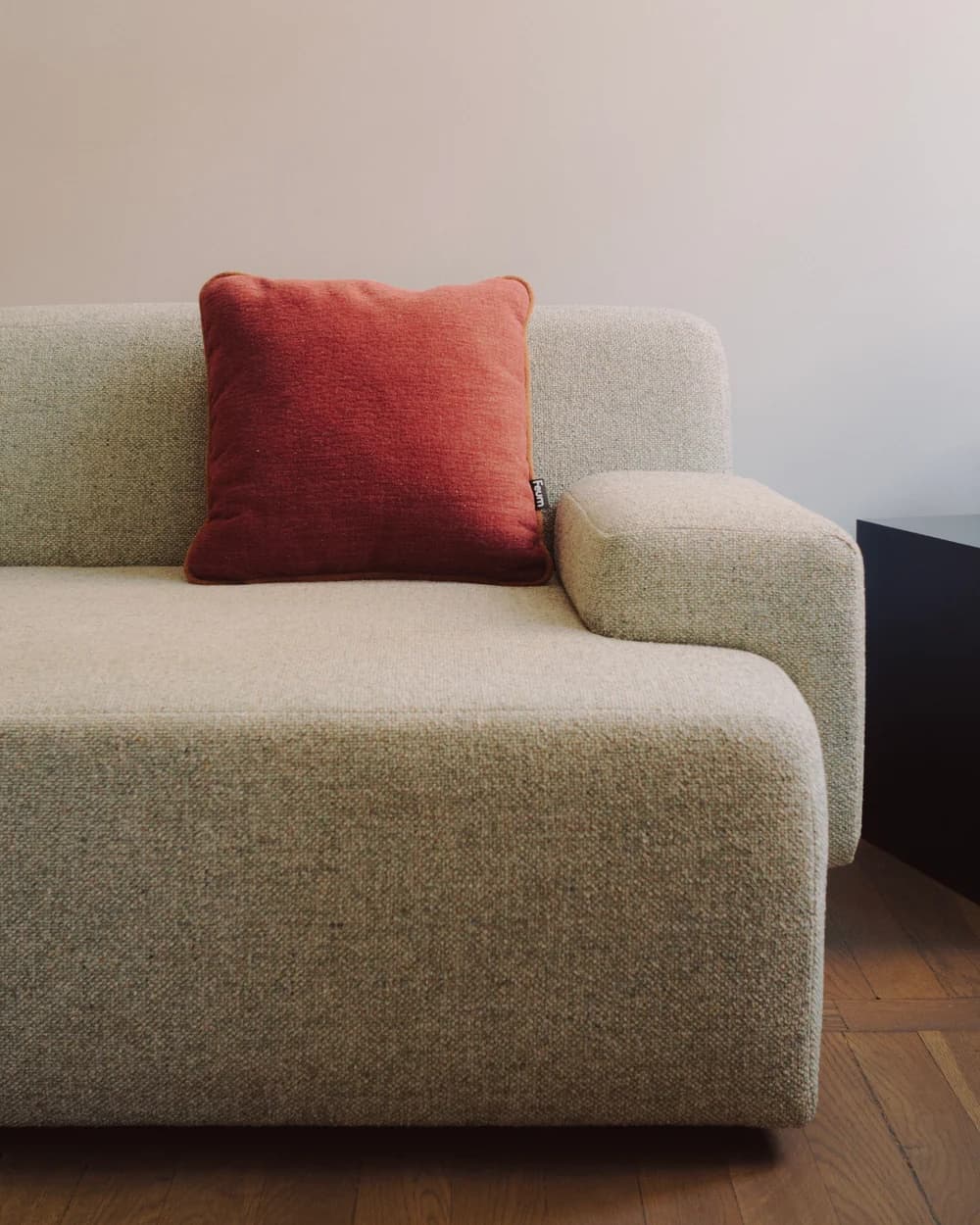 Poduszka Miu, czerwona, 35x35 cm, Feum - 147493