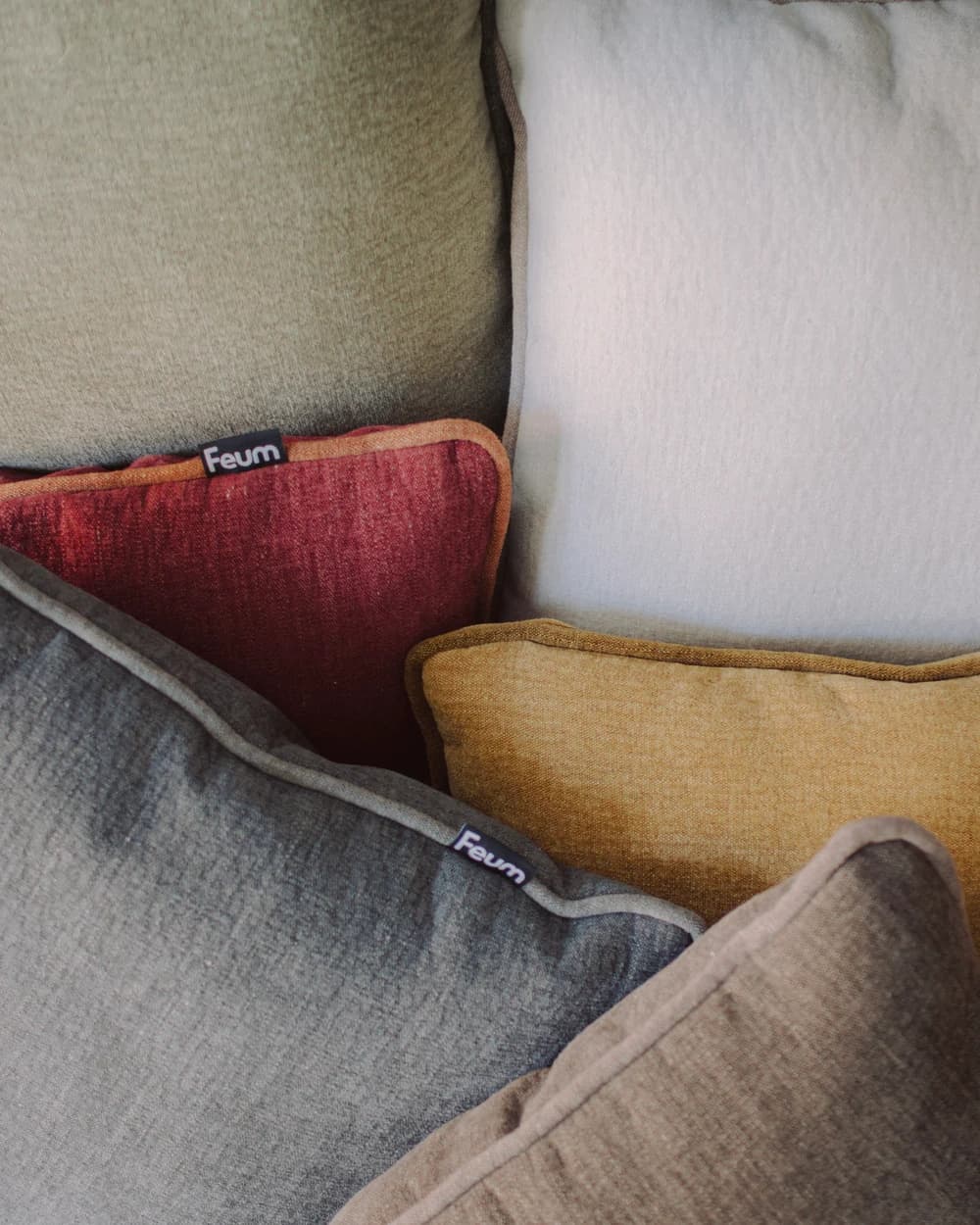 Poduszka Miu, zielona, 50x35 cm, Feum - 147550