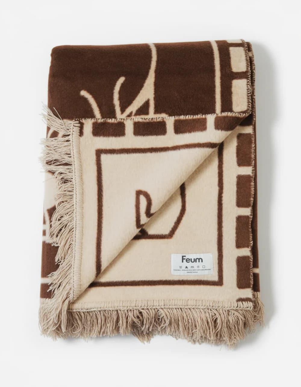 Koc Pawfect 200x150 cm beżowo-brązowy, Feum - 147590