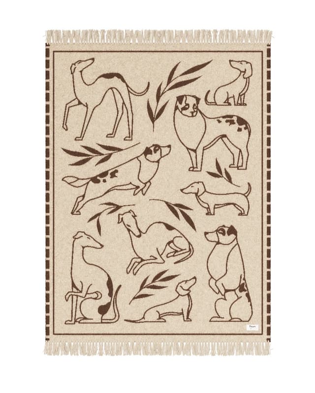 Koc Pawfect 200x150 cm beżowo-brązowy, Feum - WYMIARY