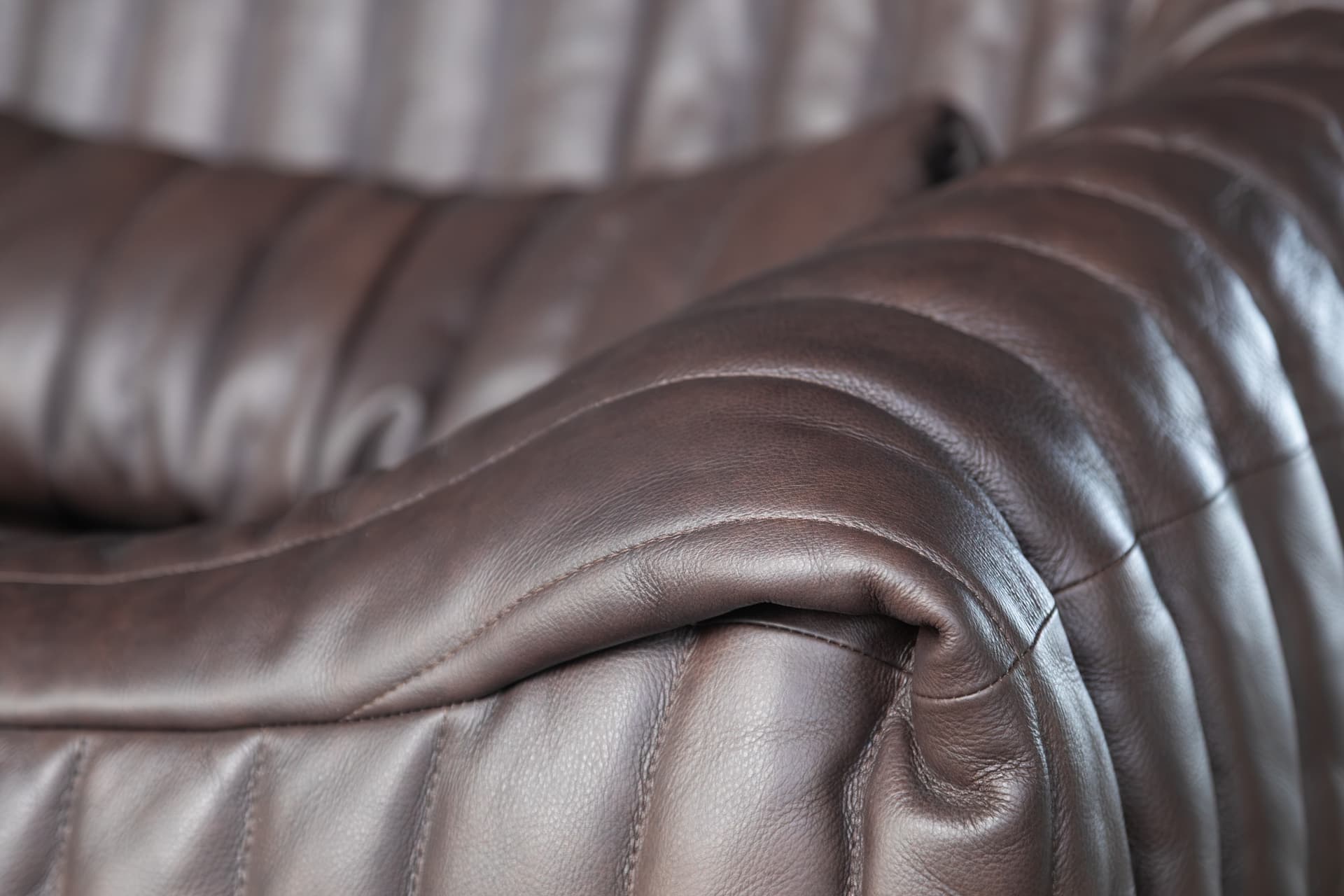 Dwuosobowa sofa Sandra, brązowa, proj. A. Hiéronimus, Ligne Roset, lata 70. - 157715