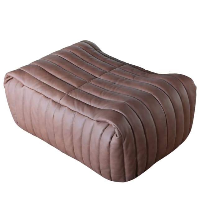 Podnóżek Sandra, jasnobrązowy, proj. A. Hiéronimus, Ligne Roset, lata 70. - WYMIARY