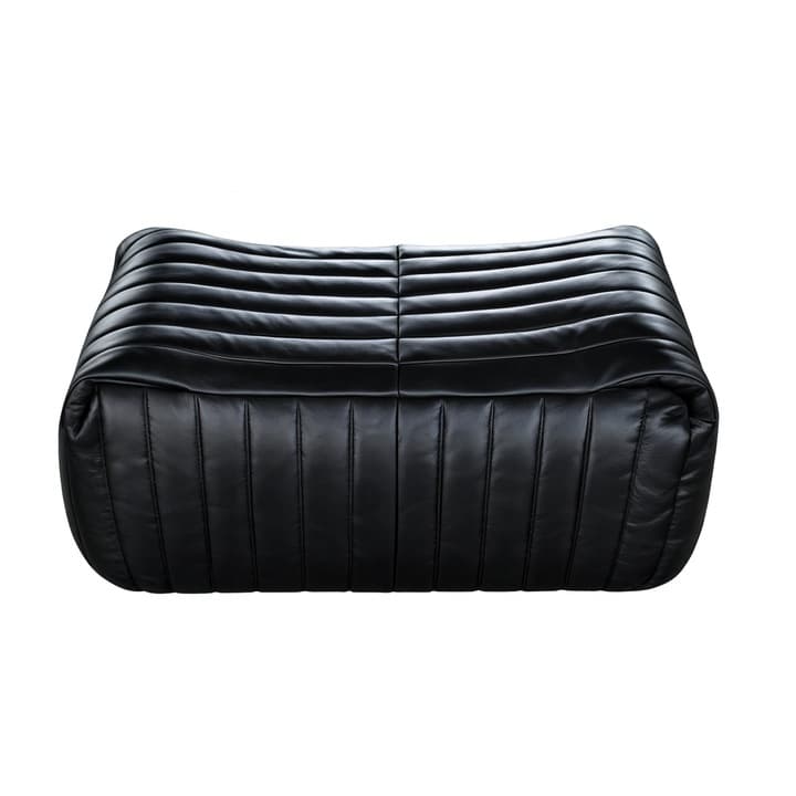 Podnóżek Sandra, czarny, proj. A. Hiéronimus, Ligne Roset, lata 70.