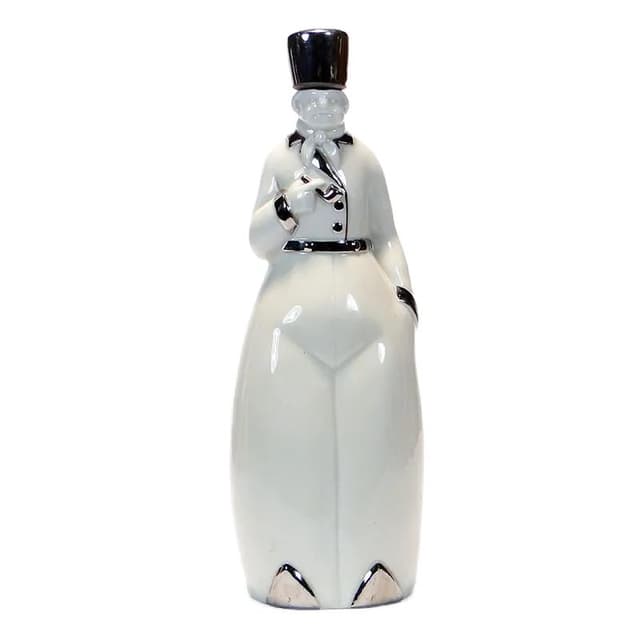 Karafka, Warsztaty Wiedeńskie, biała porcelana, art. H. Kirsch, Austria, lata 20. - WYMIARY