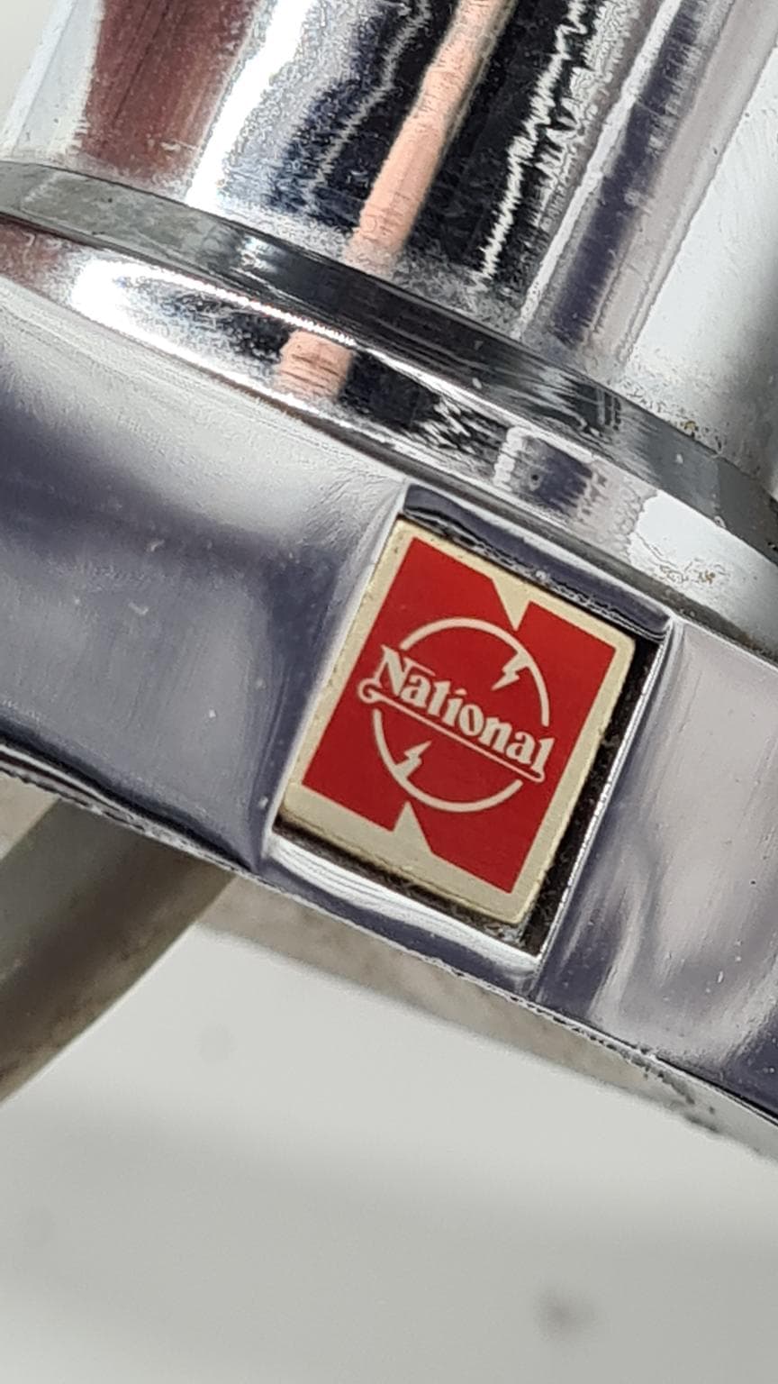 Telewizor National TR-005 Orbitel, Space Age, biały, plastik metal szkło, Japonia, lata 70. - 158072