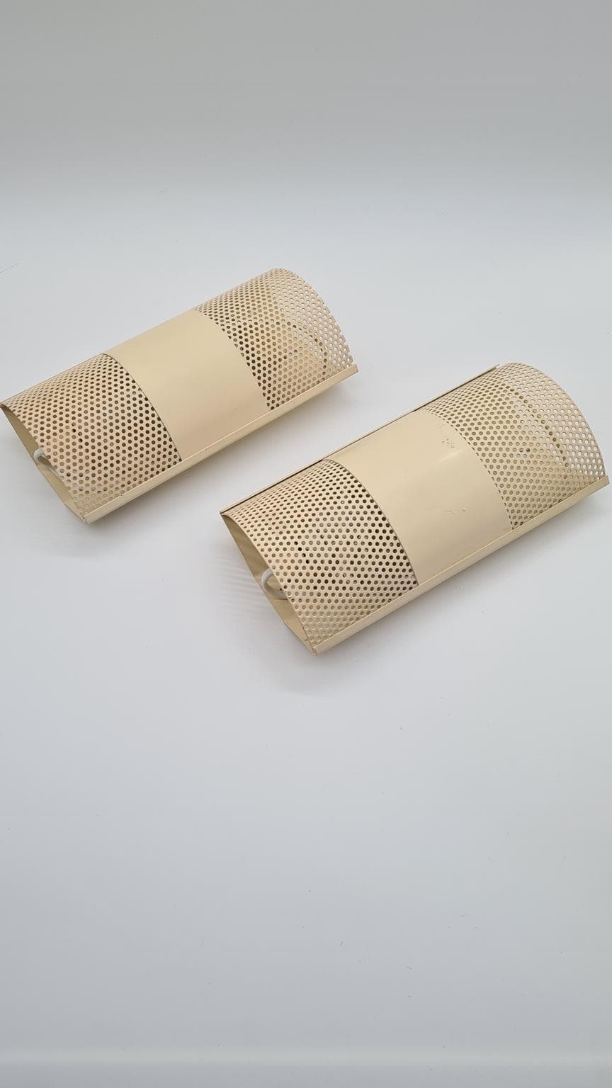 Wall sconce Model 319640, ivory white metal, David-GL Belysning, Denmark, 1970s. - 158213