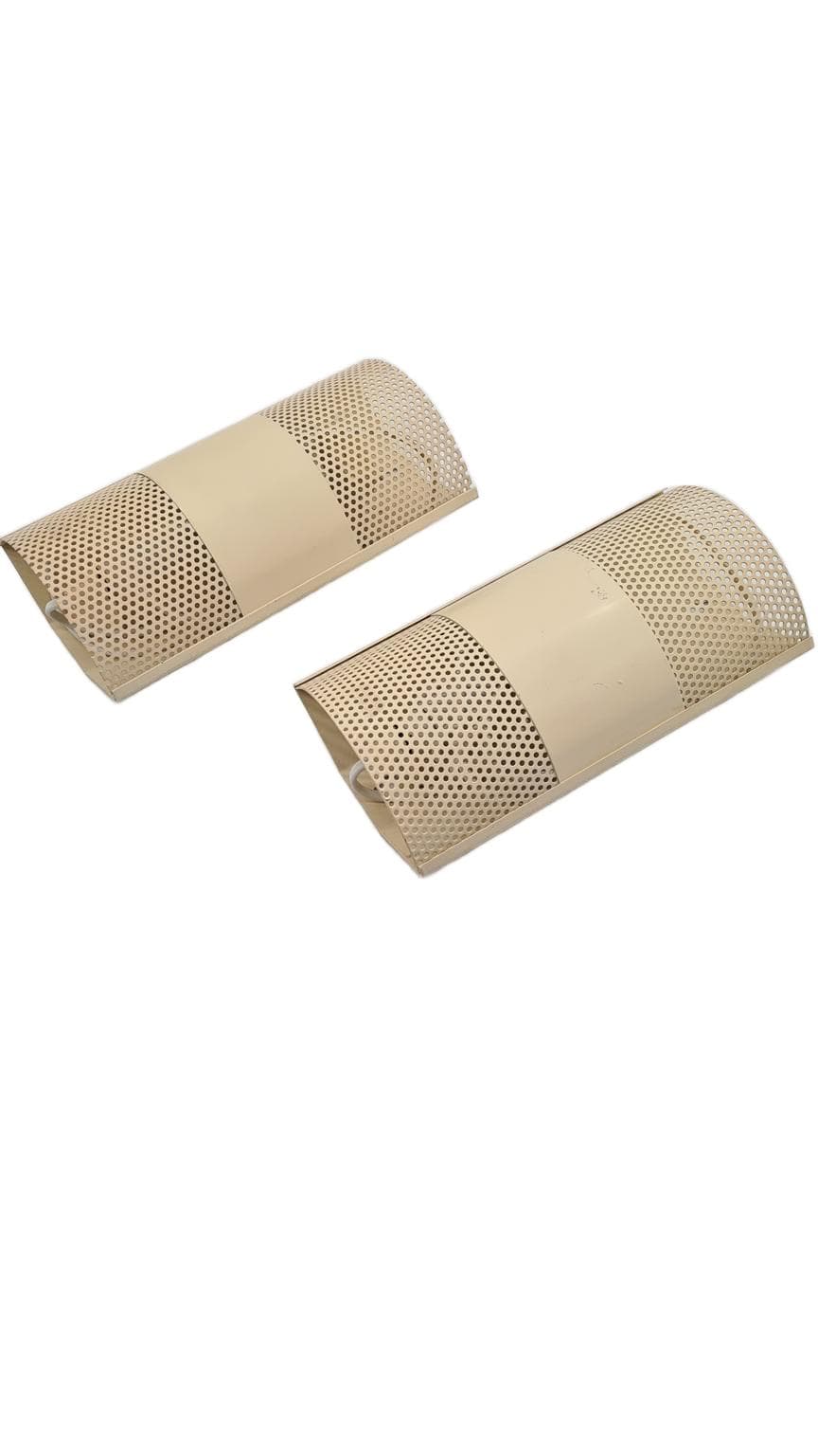 Wall sconce Model 319640, ivory white metal, David-GL Belysning, Denmark, 1970s. - 168266