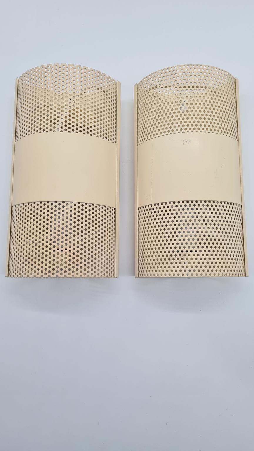 Wall sconce Model 319640, ivory white metal, David-GL Belysning, Denmark, 1970s. - 158220