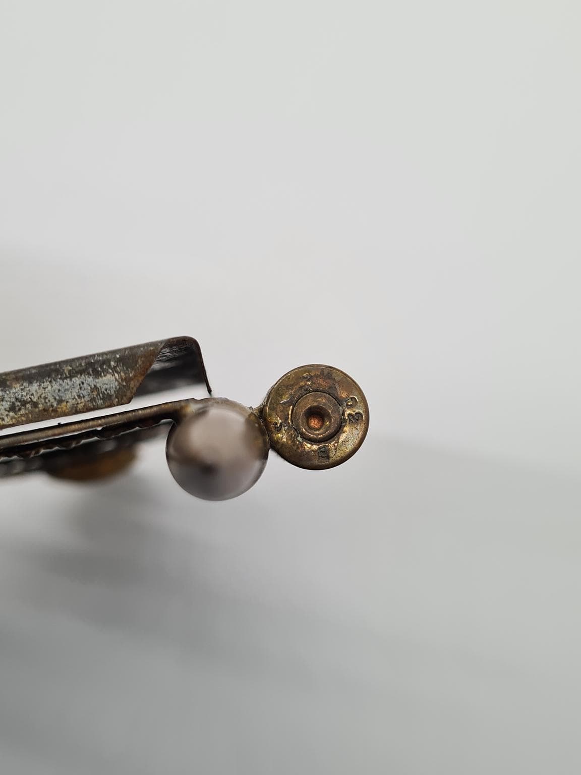 Ramka na zdjęcia trench art, mosiądz złoty, Niemcy, początek XX w. - 158287