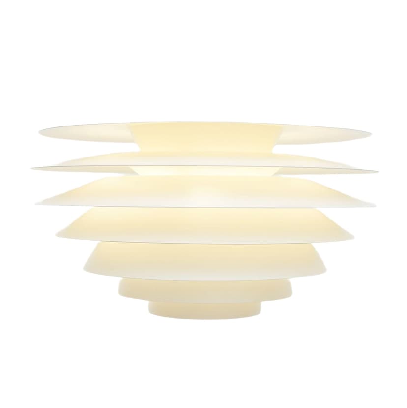 Lampa wisząca Verona, metal biały, proj. S. Middelboe, Lyfa, Dania