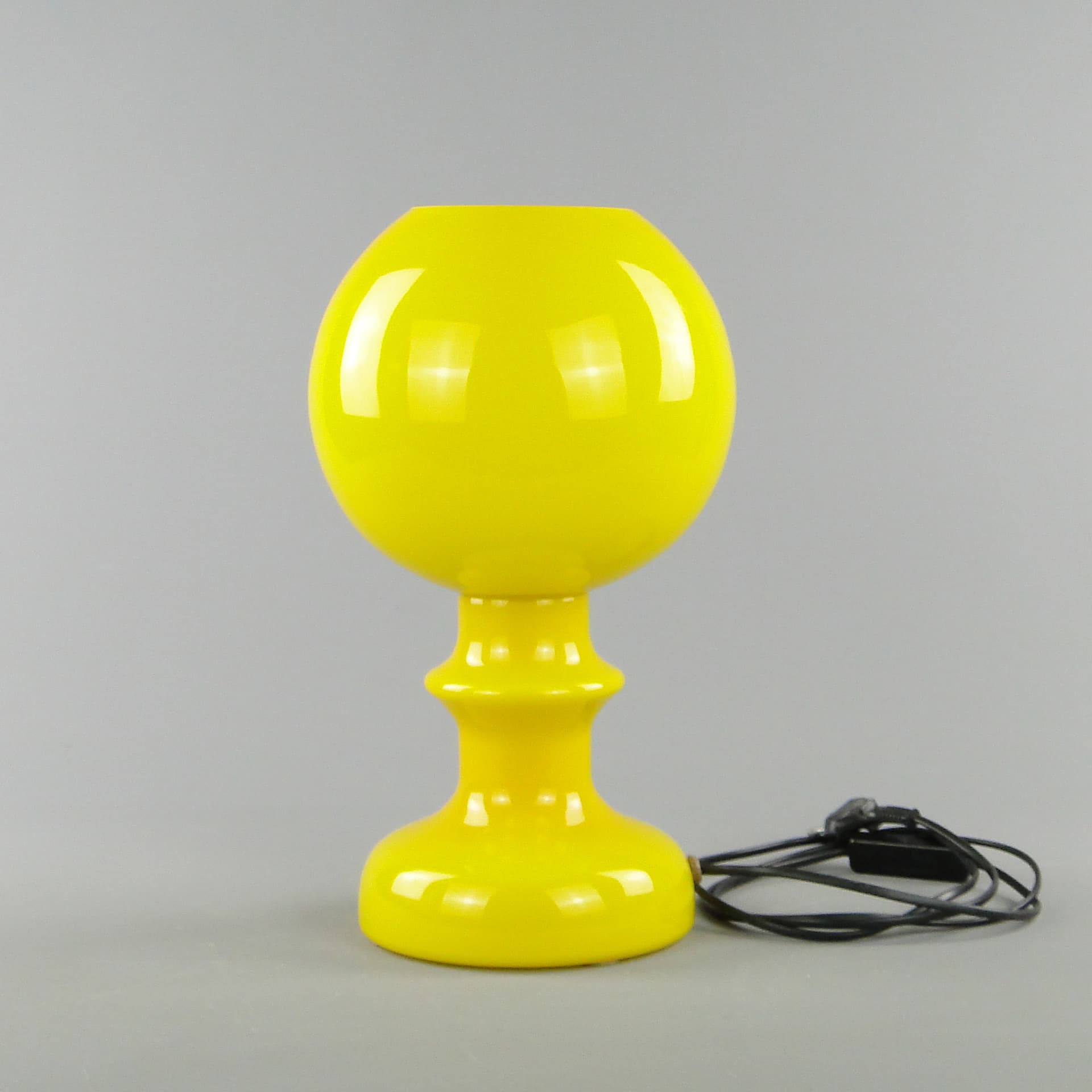 Table Lamp, yellow, glass, Zaos, Poland, 1970s. - 158475
