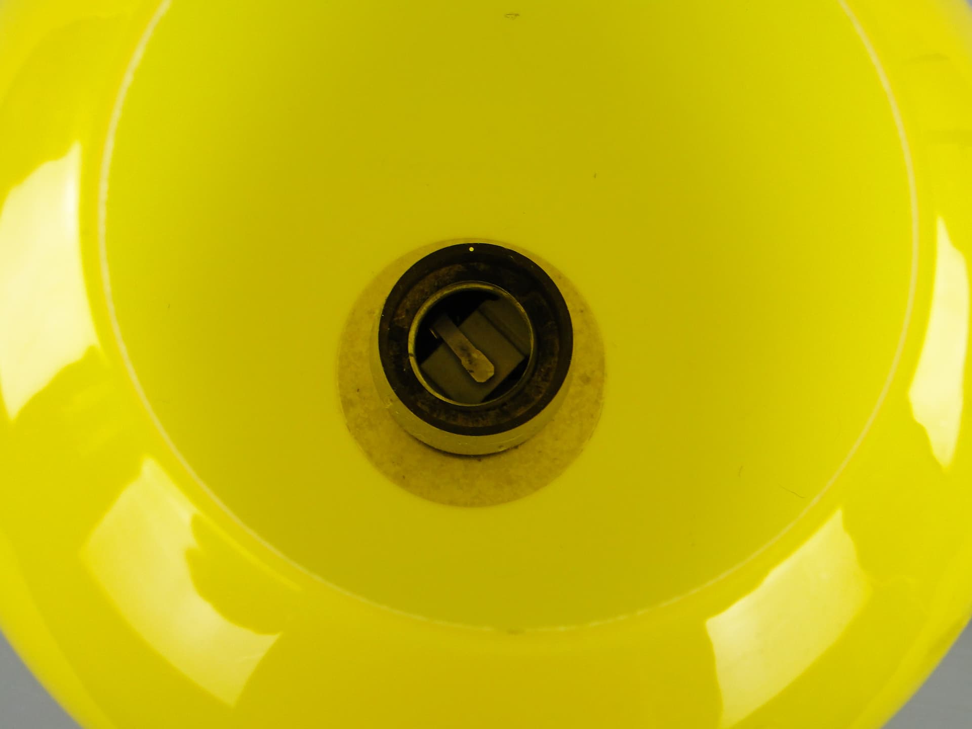 Table Lamp, yellow, glass, Zaos, Poland, 1970s. - 158480