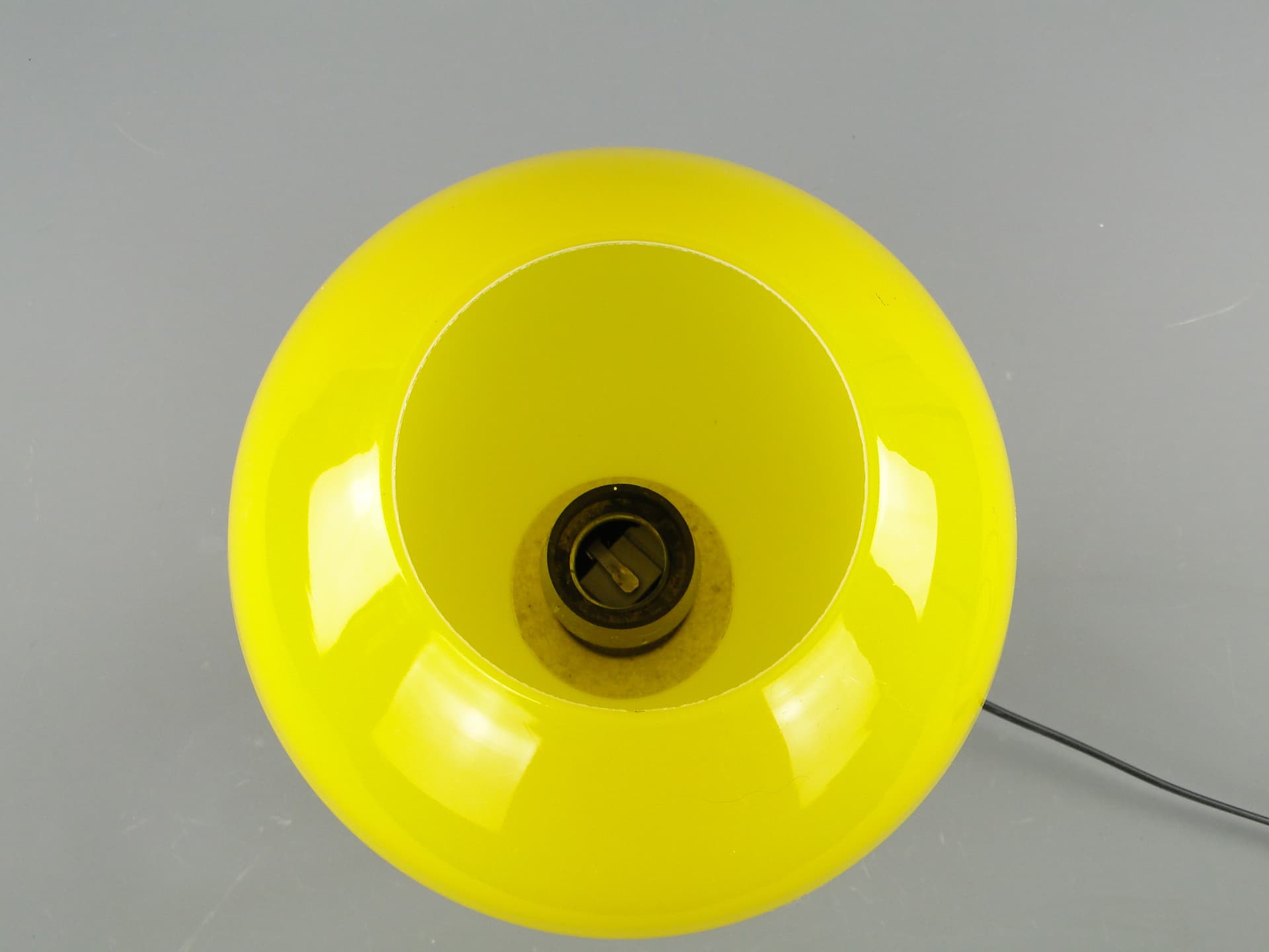 Table Lamp, yellow, glass, Zaos, Poland, 1970s. - 158473