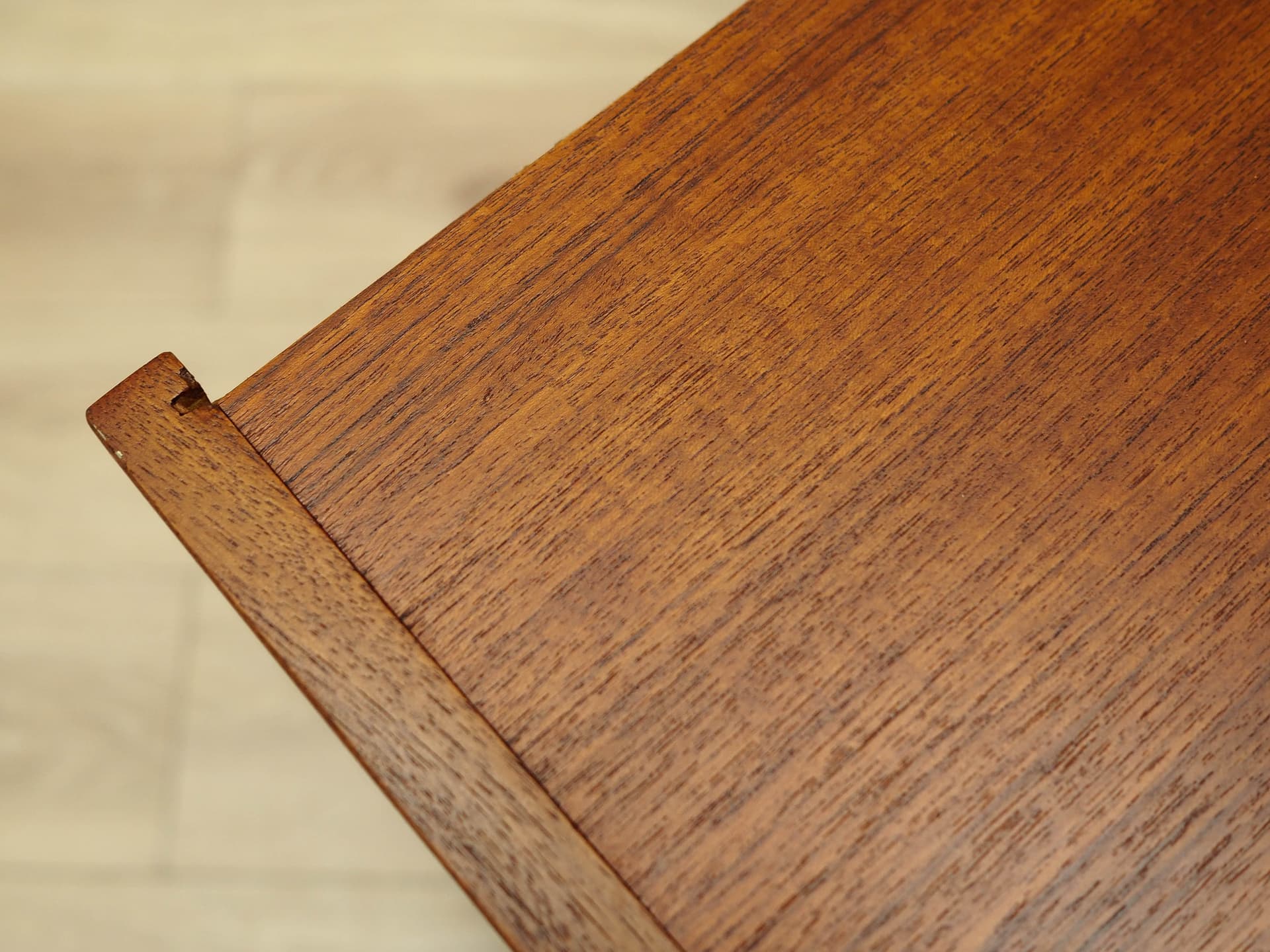 Cabinet, dark brown teak, Denmark, 1970s. - 158489