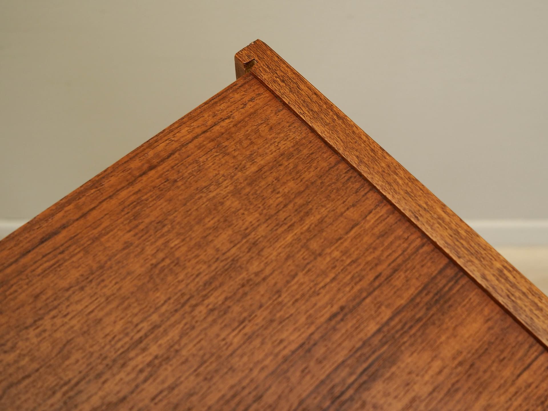 Cabinet, dark brown teak, Denmark, 1970s. - 158490