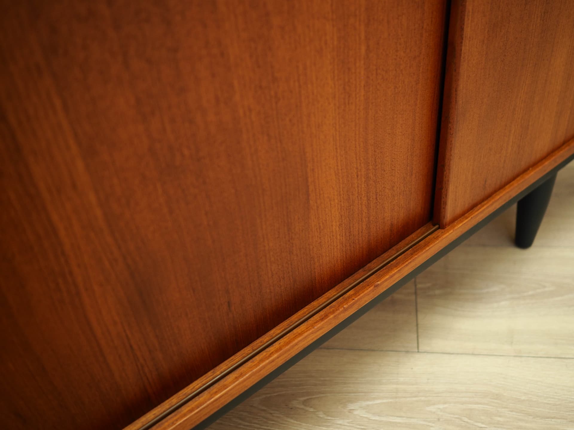 Sideboard, jasnobrązowy, teak, Dania, lata 70. - 158506