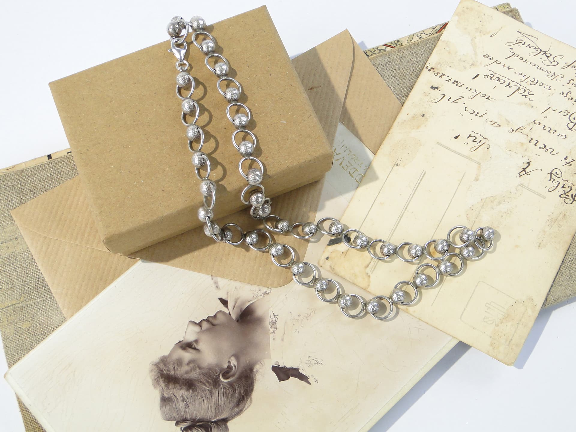 Modernist Necklace, silver, Poland, 1990s - 158544