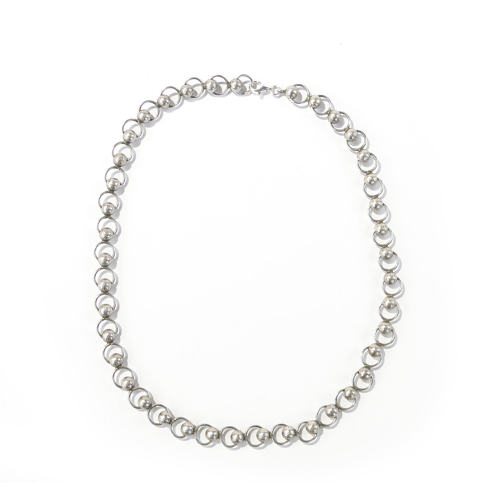 Modernist Necklace, silver, Poland, 1990s
