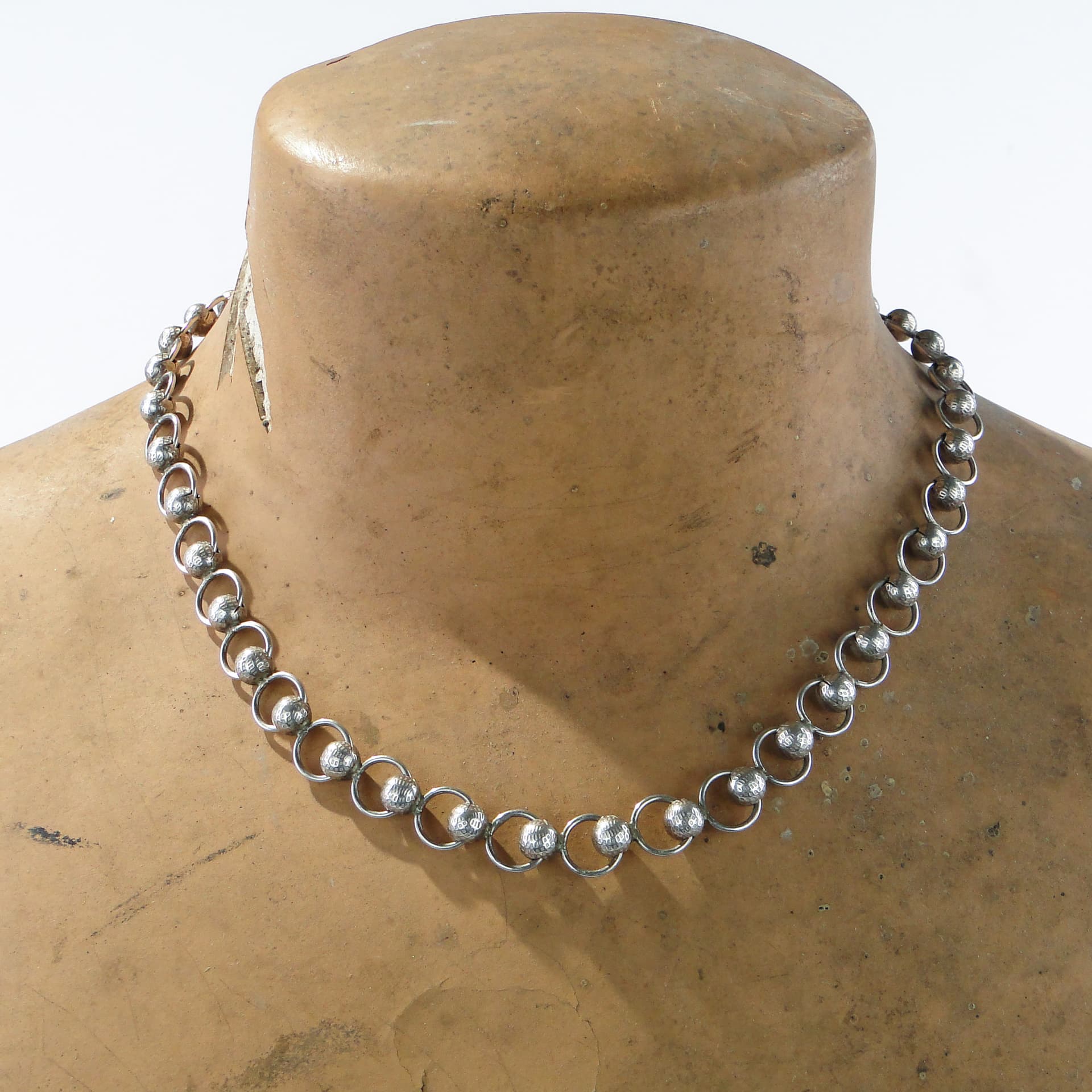 Modernist Necklace, silver, Poland, 1990s - 158542