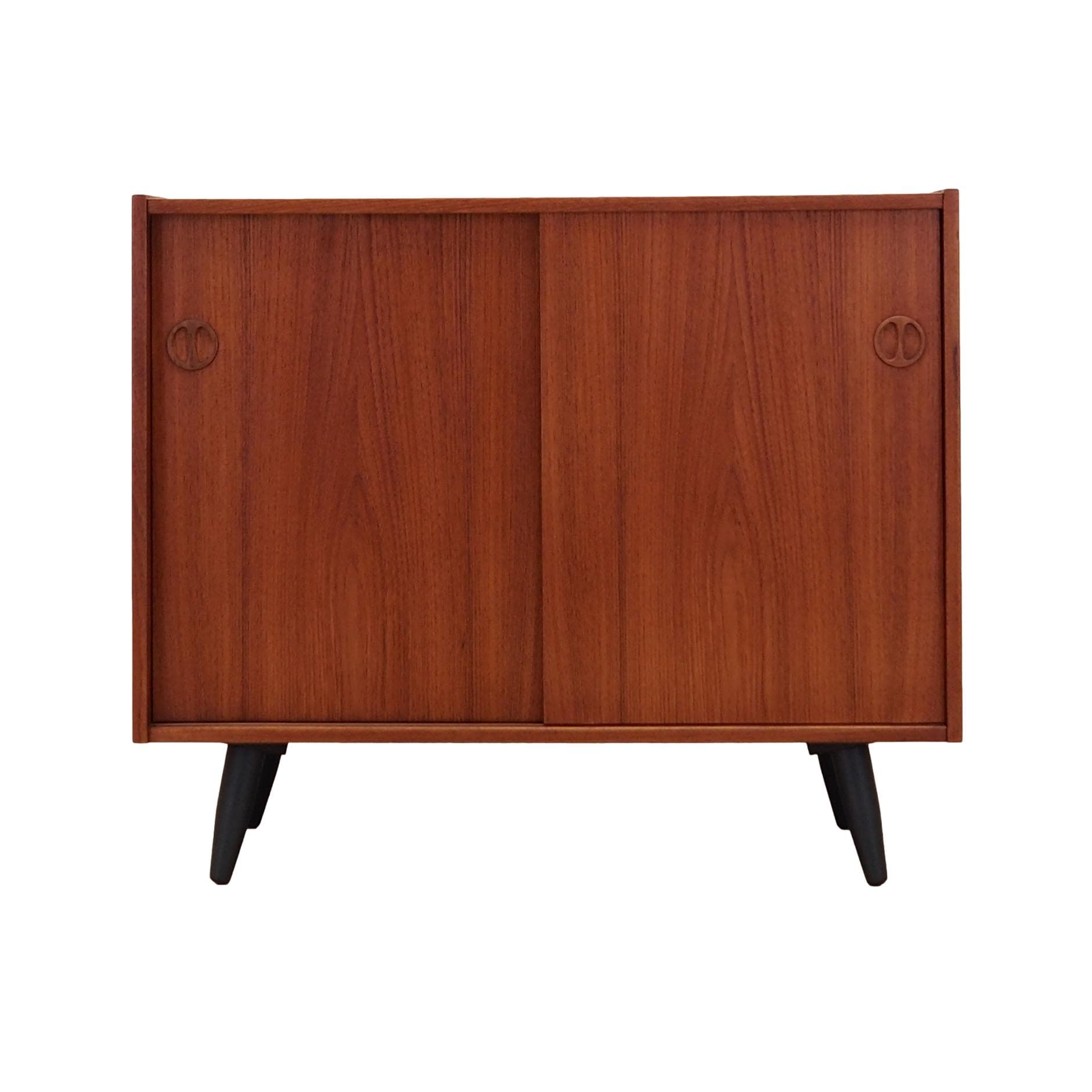 Cabinet, light brown teak, Denmark, 1970s.