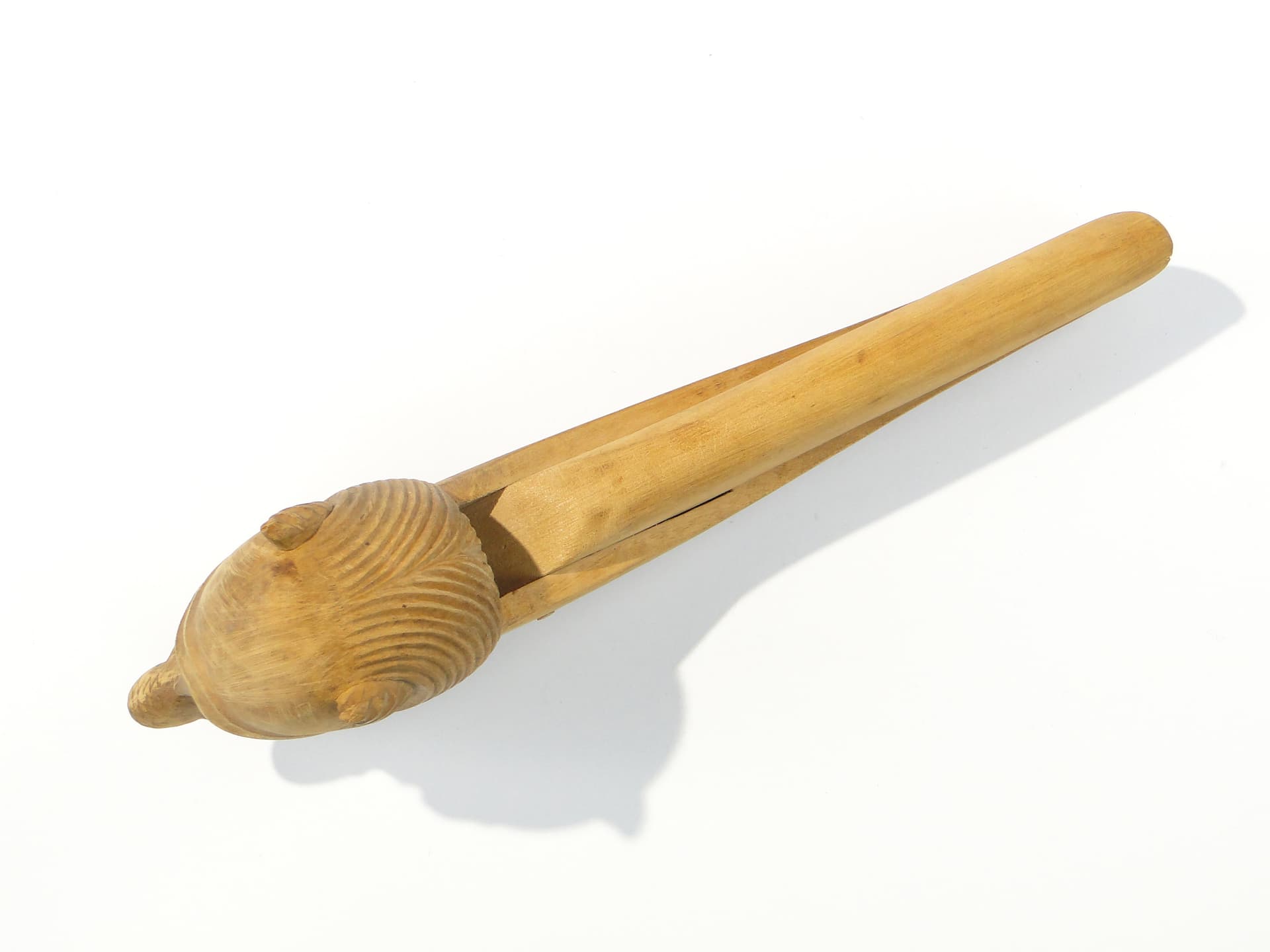 Nutcracker Devil, light brown wood, Poland, 1930s. - 158699