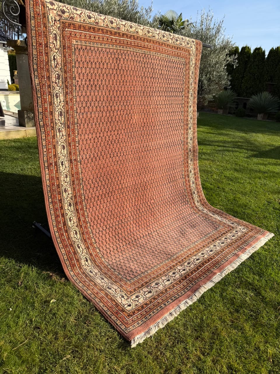 Rug Indo Mir, red wool, India - 158823