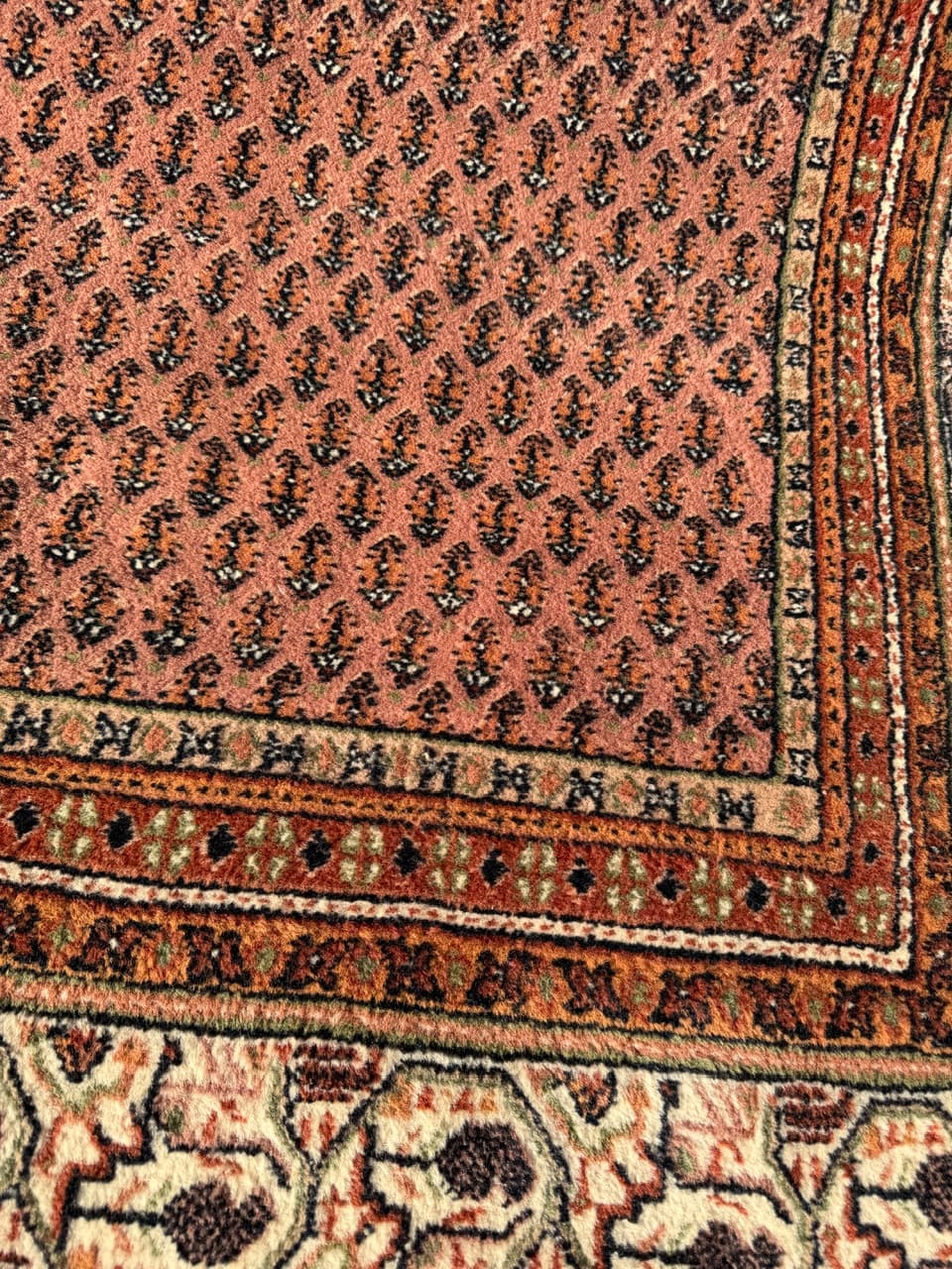 Rug Indo Mir, red wool, India - 158828