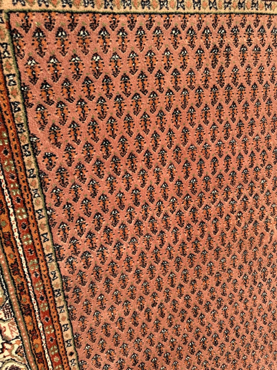 Rug Indo Mir, red wool, India - 158825