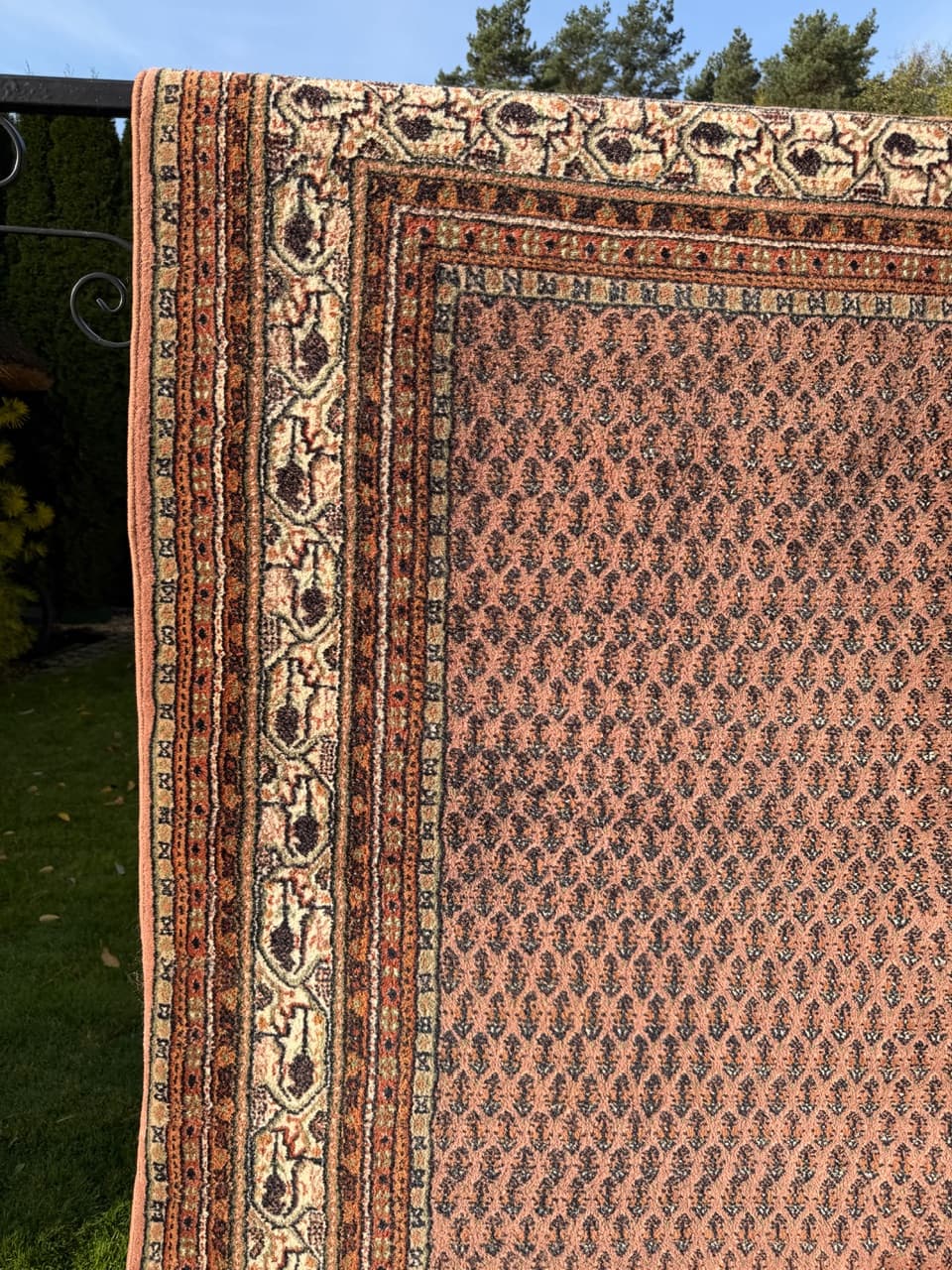 Rug Indo Mir, red wool, India - 158831