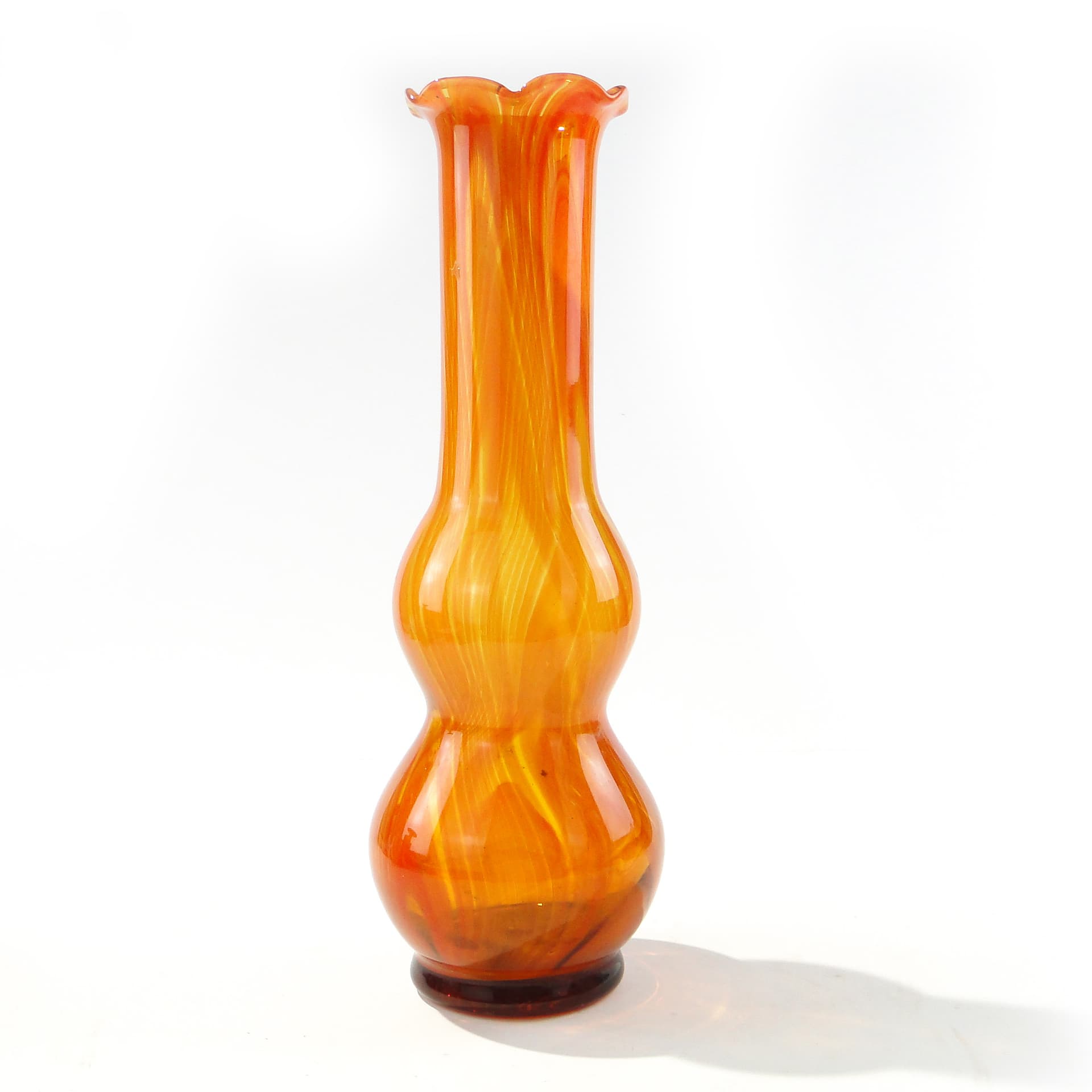 Wysoki wazon Huta Szkła Laura, Tarnowiec, l. 70.