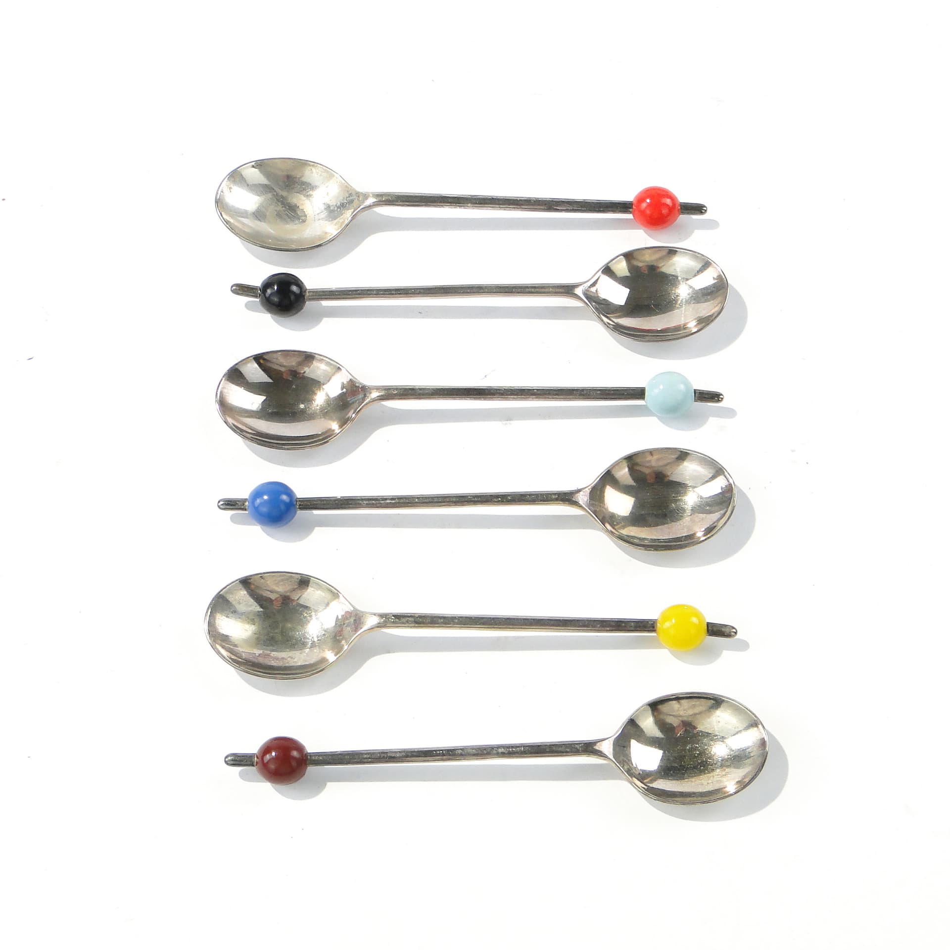 Kolorowe łyżeczki do kawy l. 40-50 - 159046