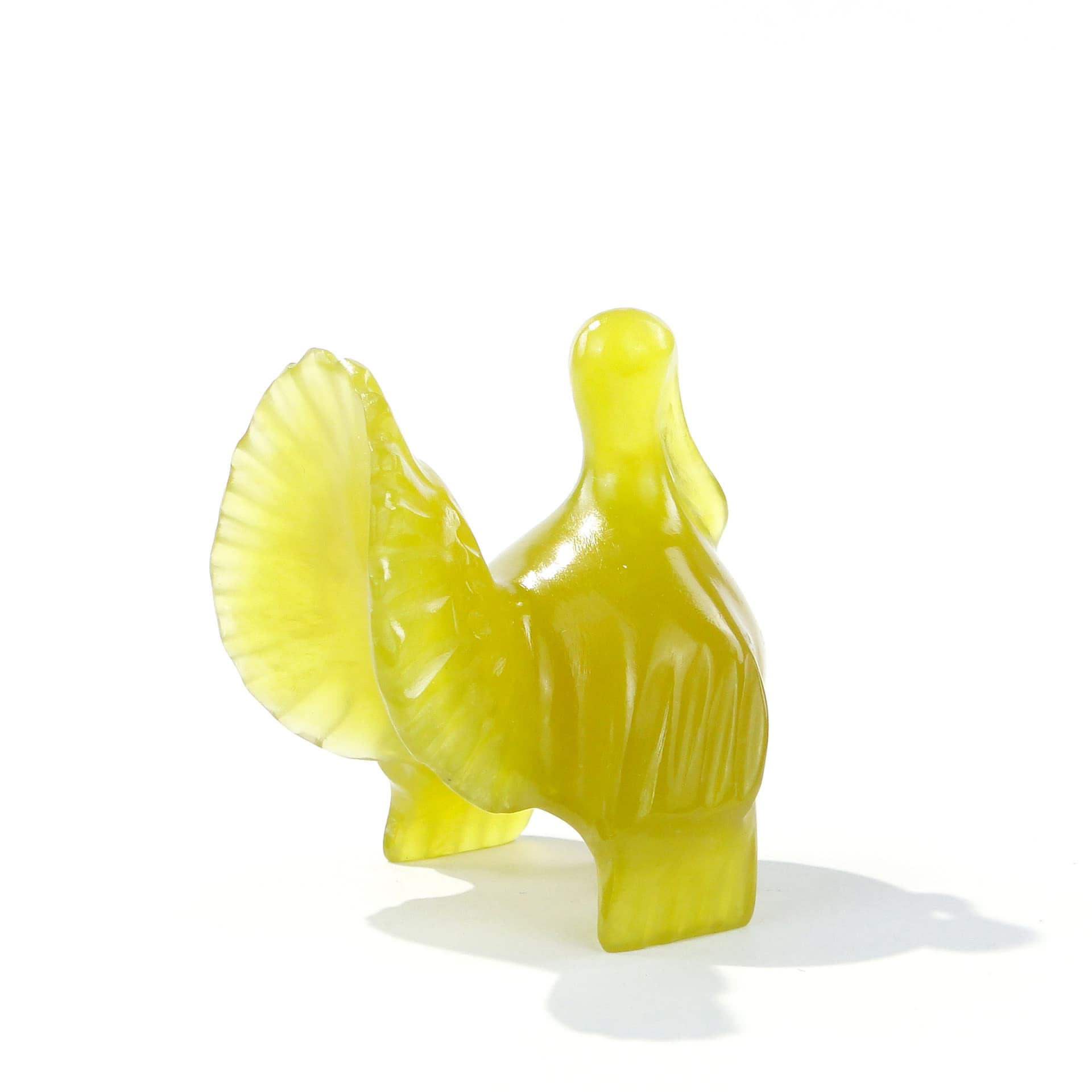 Figura indyka z jadeitu, lata 50. - 159134