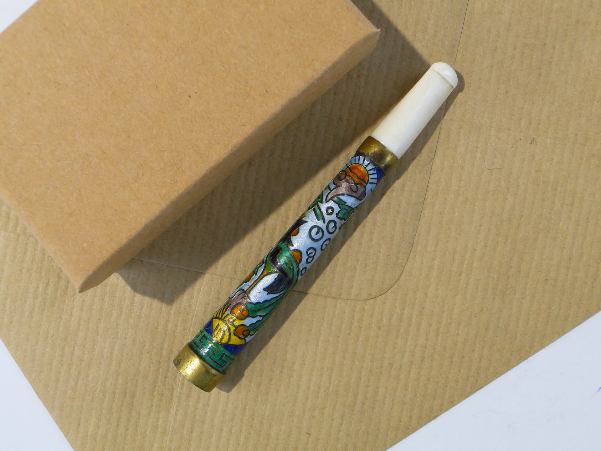 Lufka orientalna cloisonné, multicolor, Chiny, lata 50. - 159141