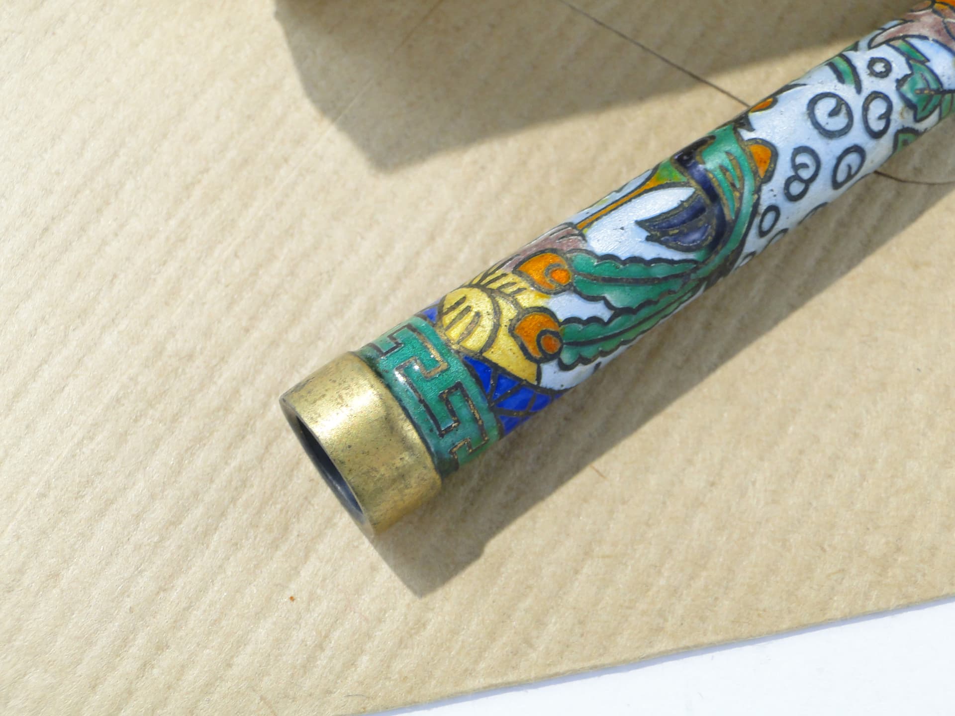 Lufka orientalna cloisonné, multicolor, Chiny, lata 50. - 159139