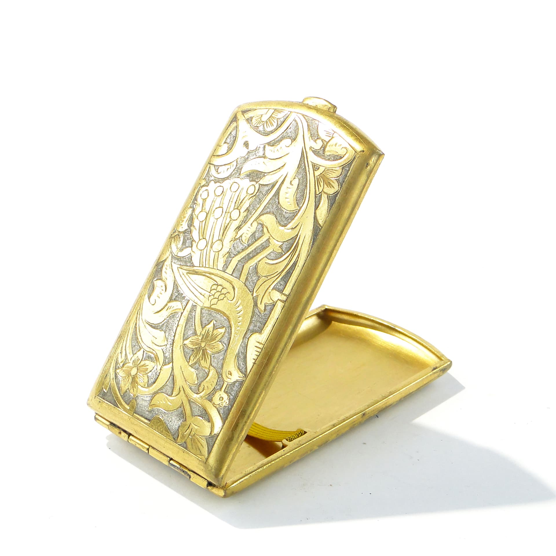 Złota papierośnica z pawiem, Persja - 159161