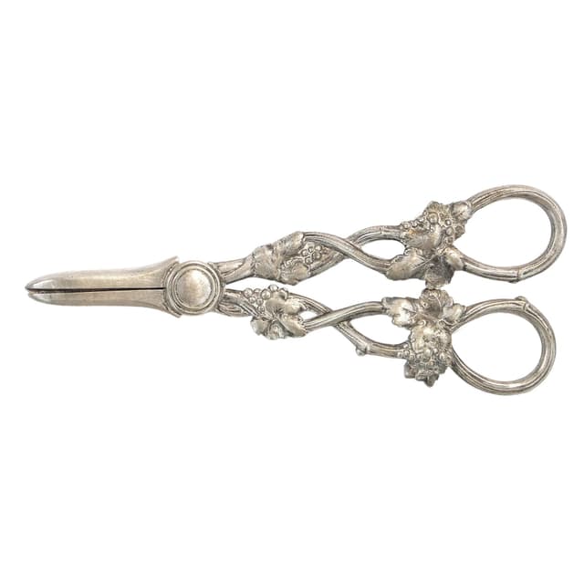 Table Grape Scissors, silver, WMF, Germany, early 20th c. - DIMENSION