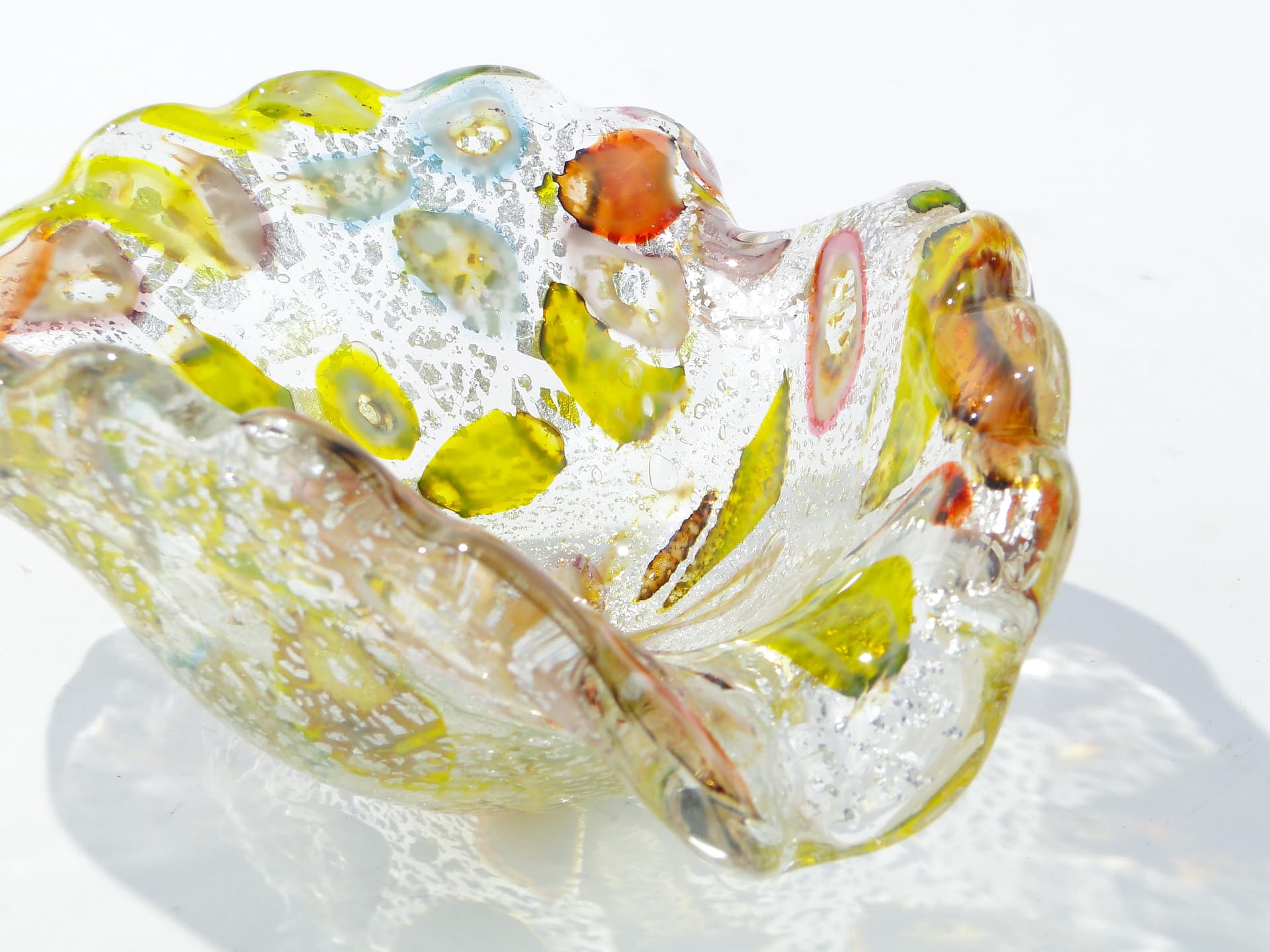 Wielobarwna patera Murano, Galliano Ferro 1950r. - 159203