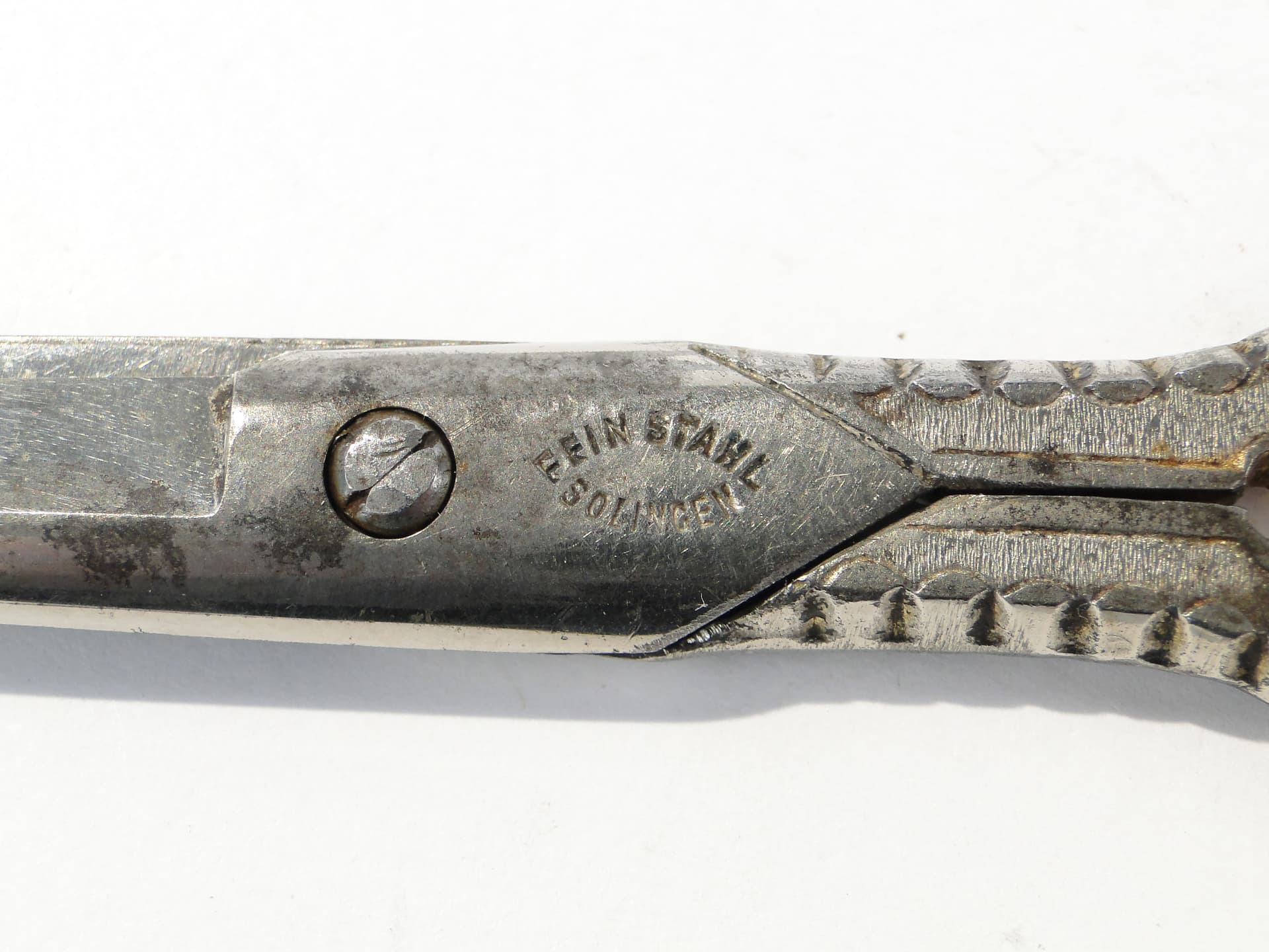 Art Nouveau table scissors, silver steel, Germany, early 20th c. - 159247