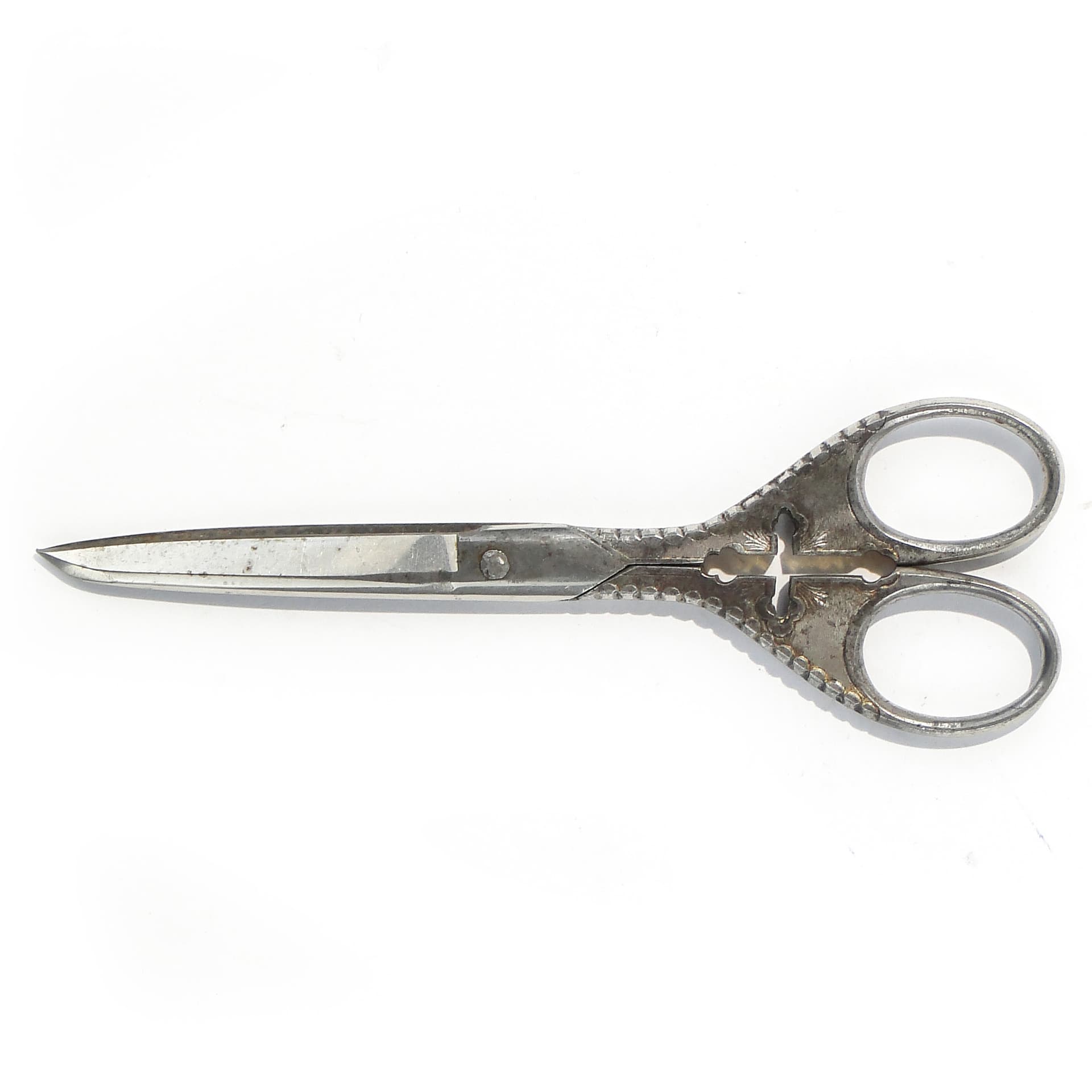 Art Nouveau table scissors, silver steel, Germany, early 20th c. - 159242