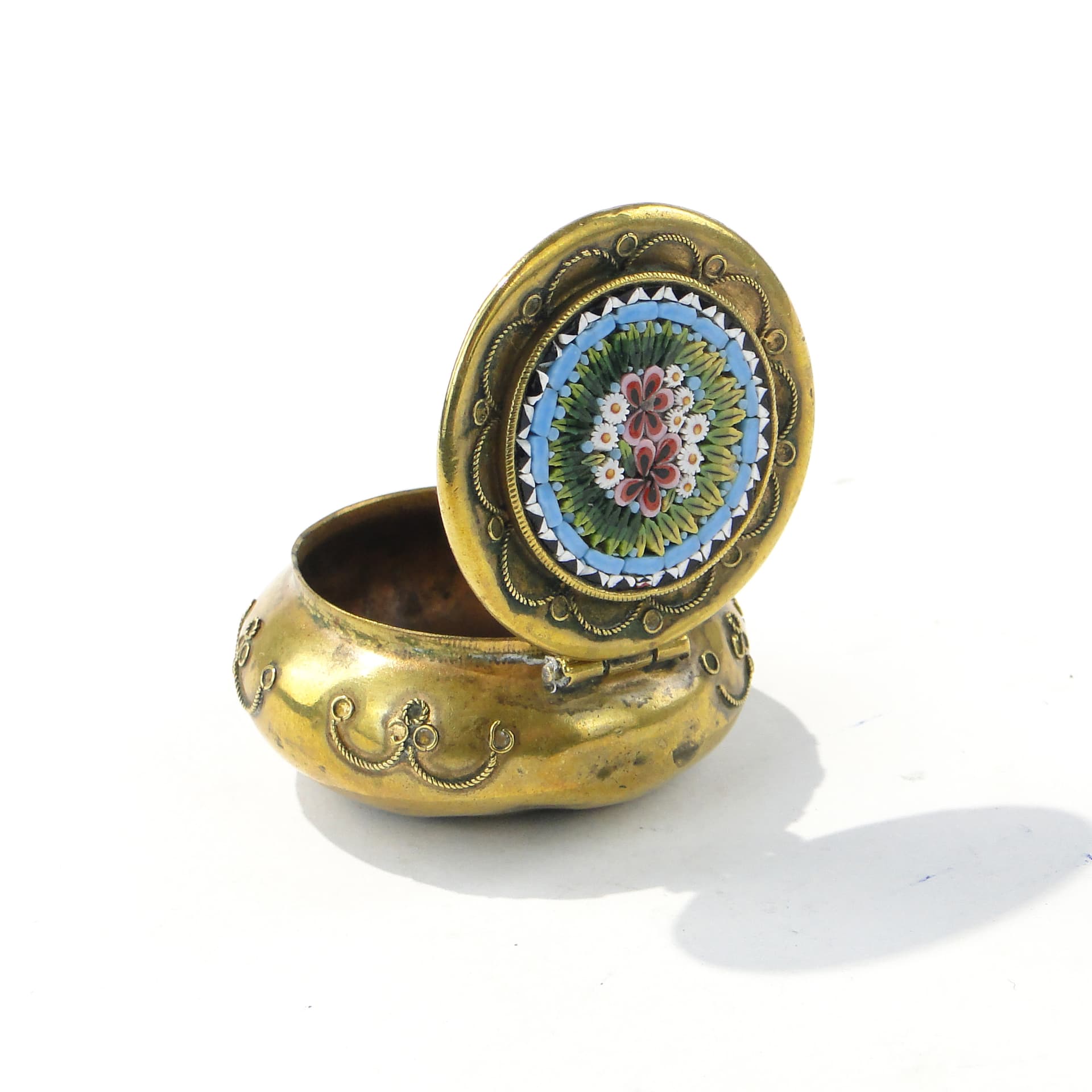 Pudełko z mikromozaiką, Millefiori, Włochy 1890 - 159249