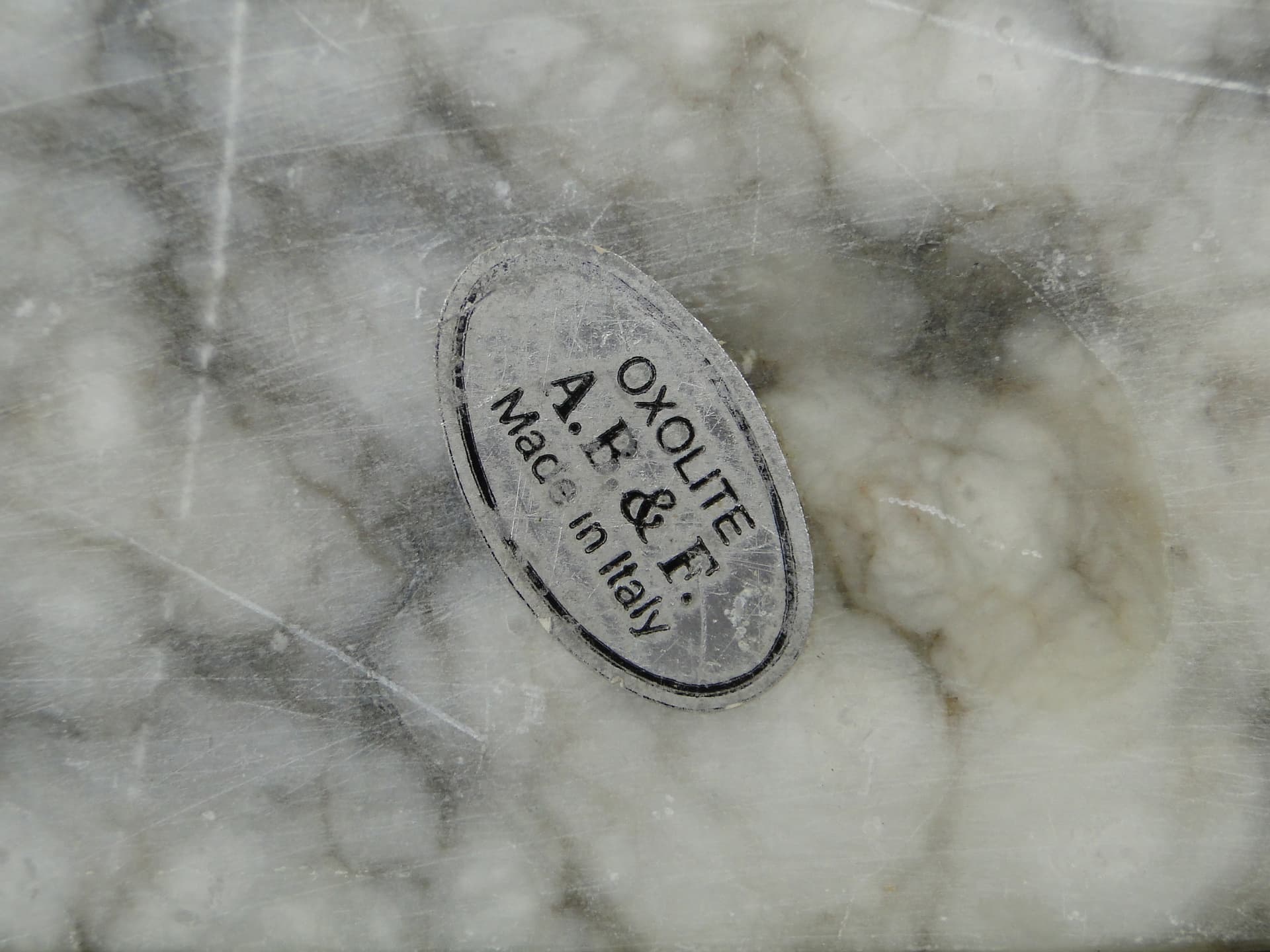 Podpórki do książek Ivory White, marmur, Włochy, lata 50. - 159271