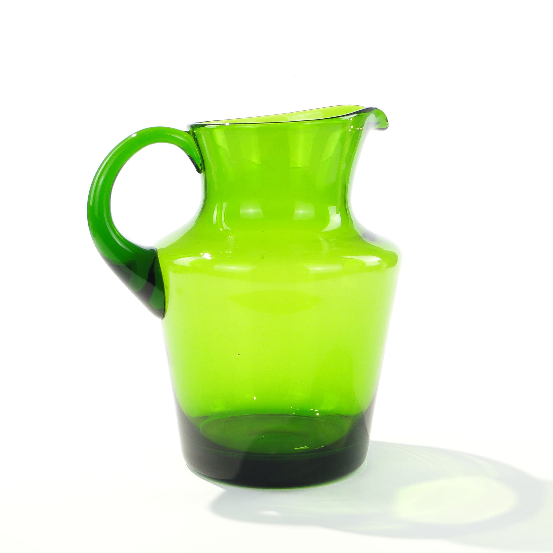 Dzbanek, zielony, proj. Z. Horbowy, Huta Sudety, Polska, 1971 - 159461