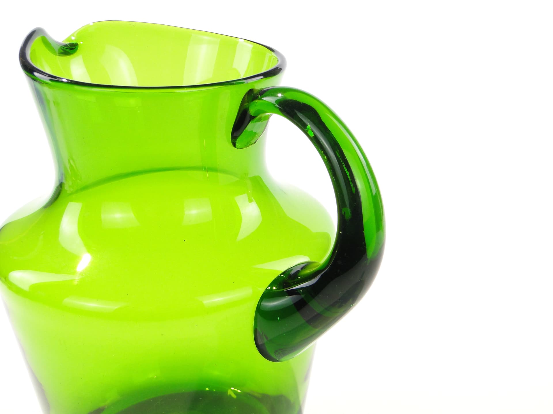 Dzbanek, zielony, proj. Z. Horbowy, Huta Sudety, Polska, 1971 - 159466