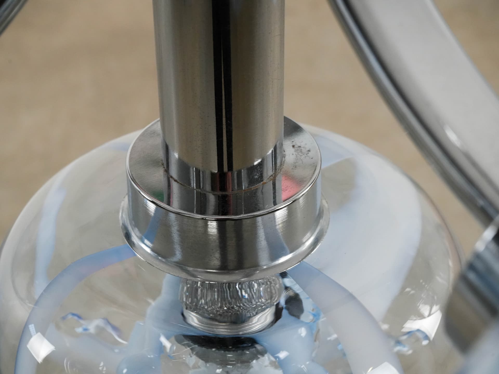 Żyrandol, Murano, turkusowy, szkło, Włochy, lata 70. - 159544