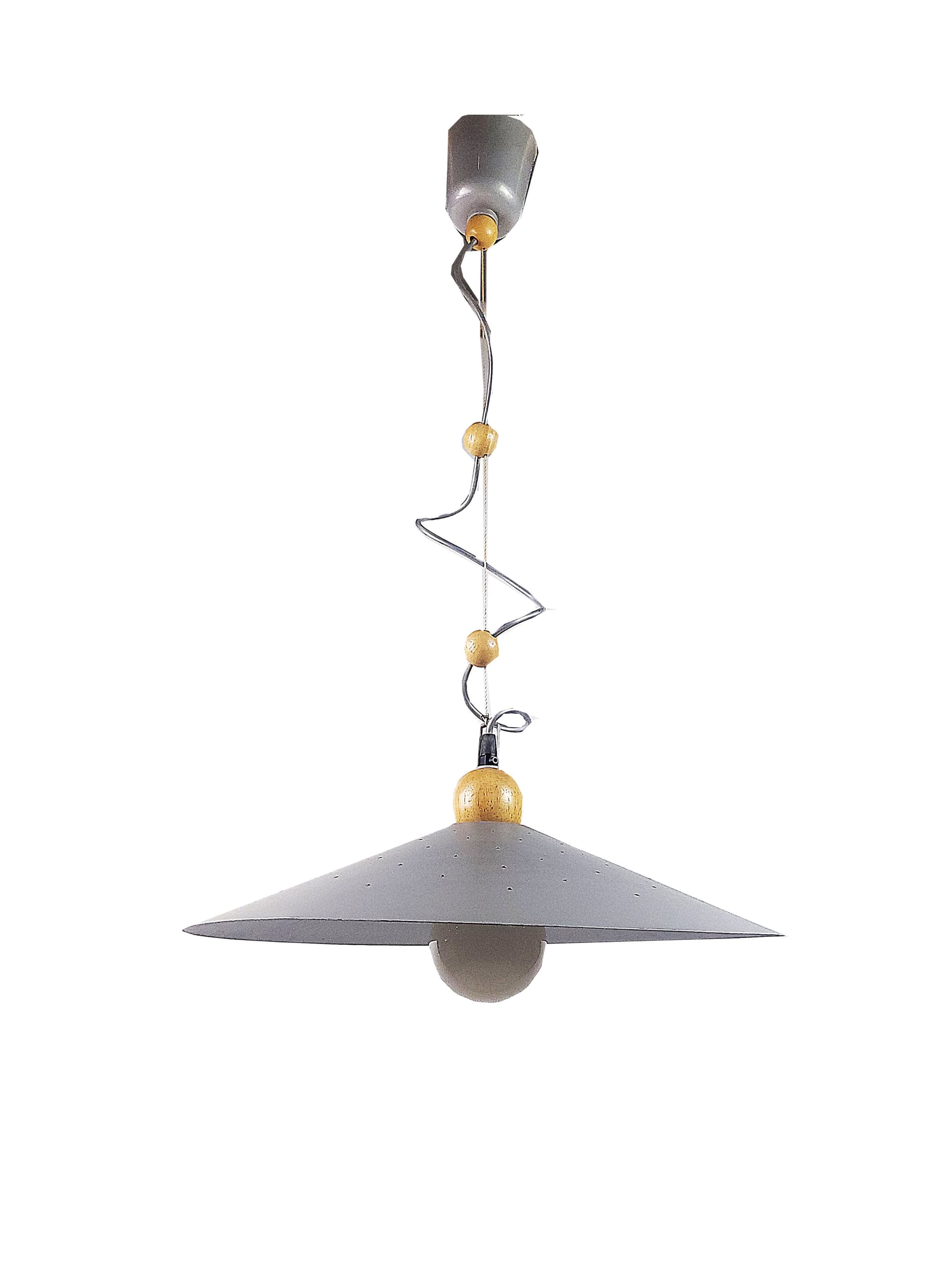 Lampa wisząca z lat 80.