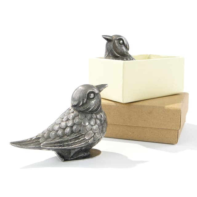 Wróbelki, srebrne solniczki, Portugalia - WYMIARY