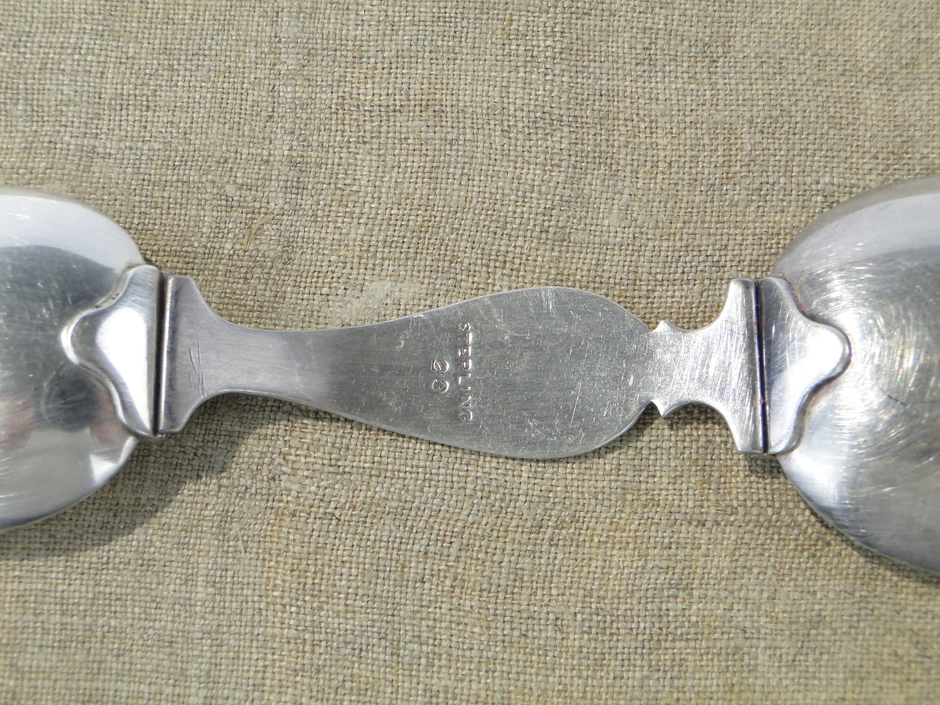 Srebrna łyżka podróżna, składana - 159959